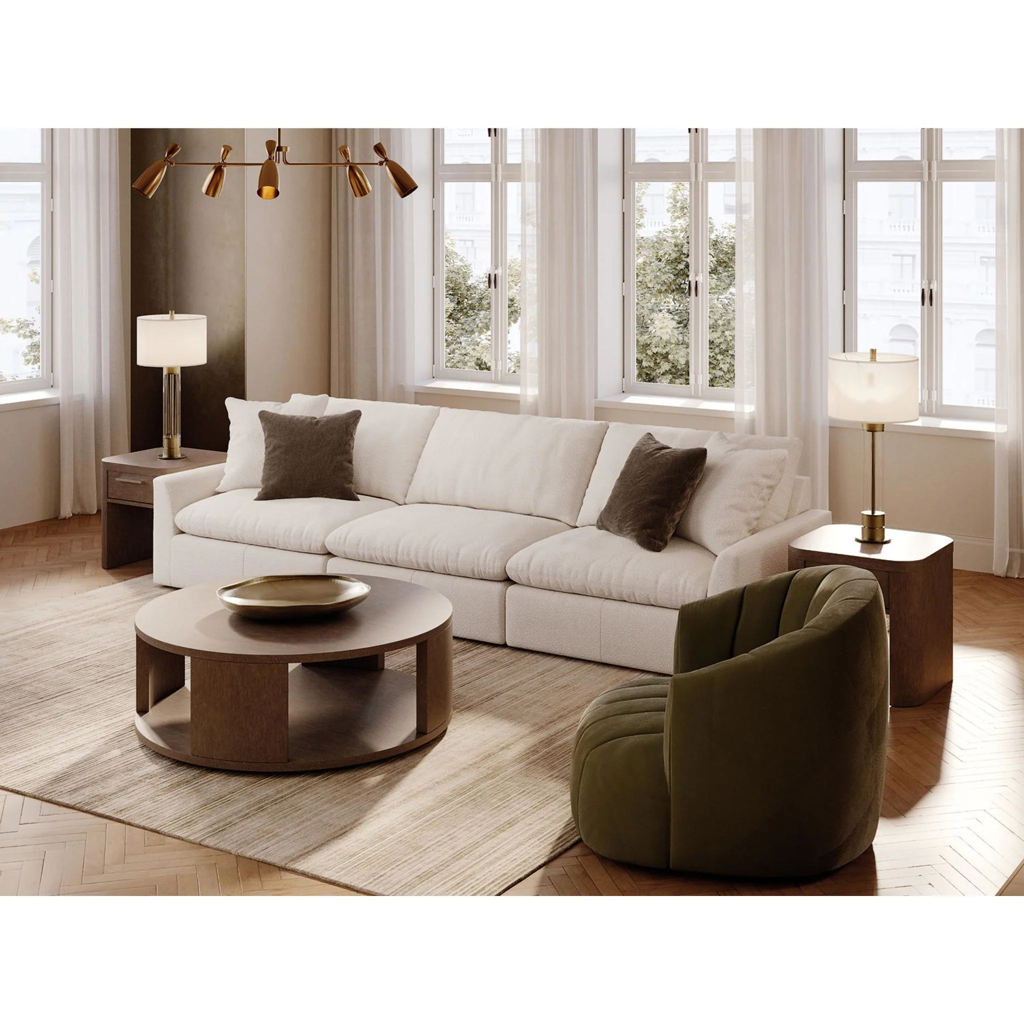 Whitehaven-Exclusive 3 Piece Modular Sectional - Image 7