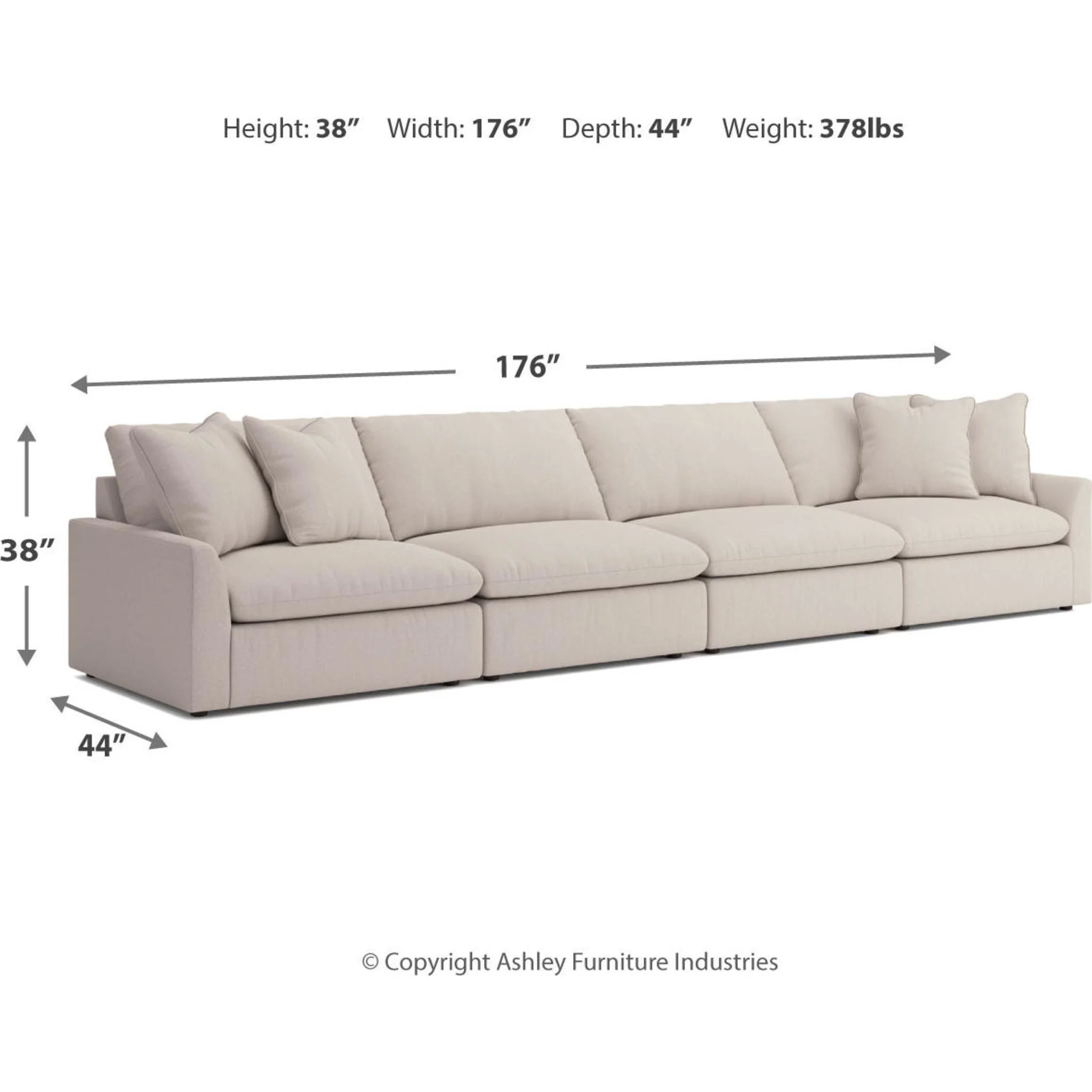 Whitehaven-Exclusive 4 Piece Modular Sectional - Image 10