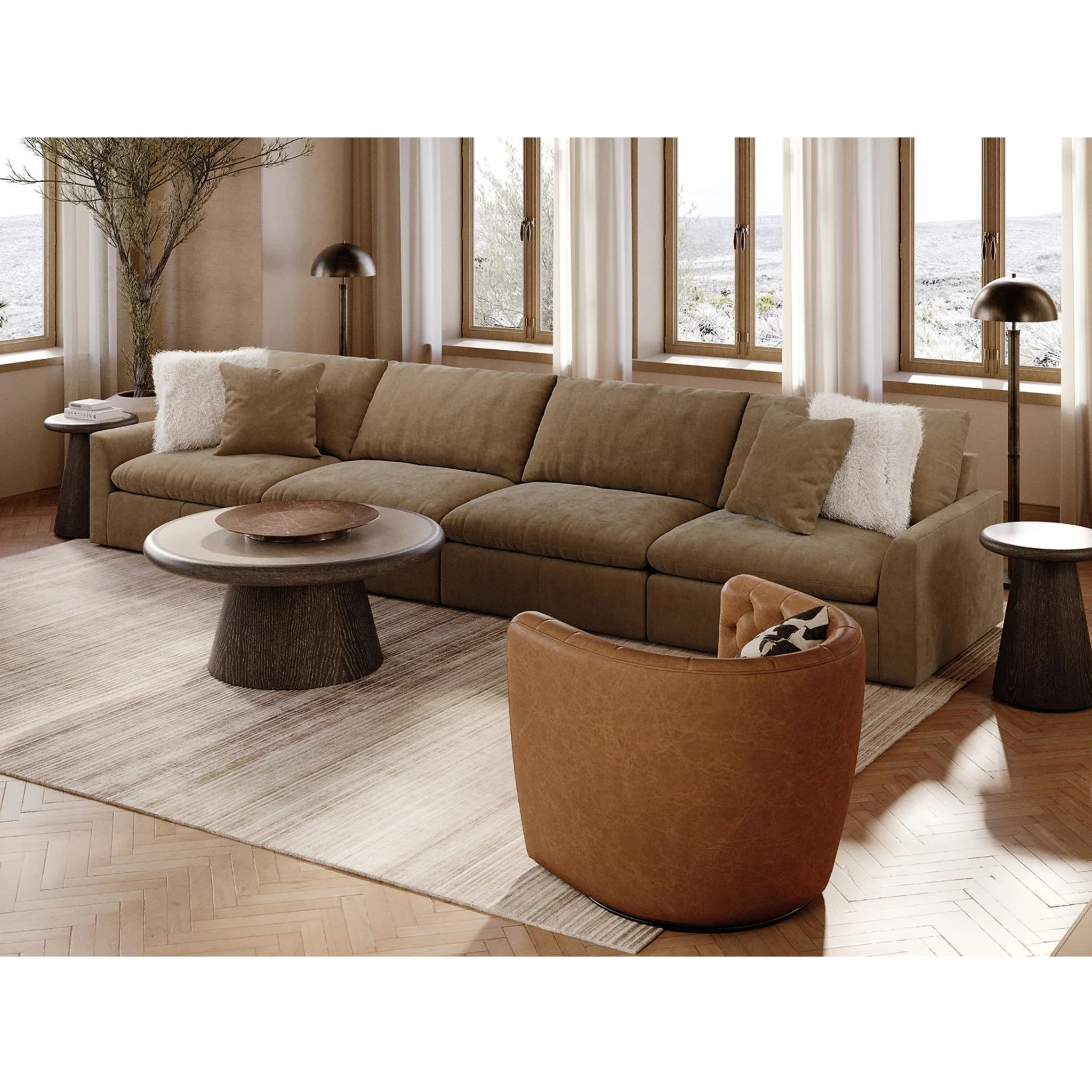 Whitehaven-Exclusive 4 Piece Modular Sectional - Image 48