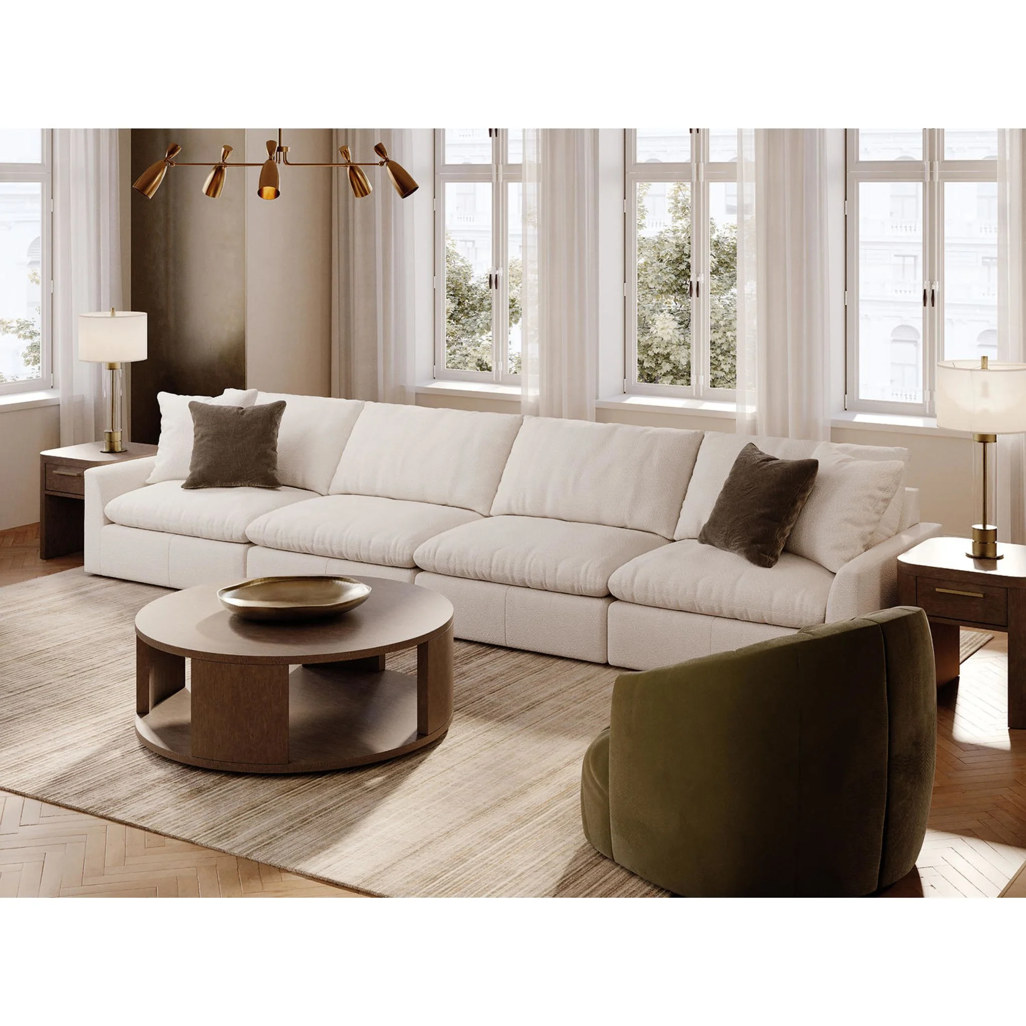 Whitehaven-Exclusive 4 Piece Modular Sectional - Image 7