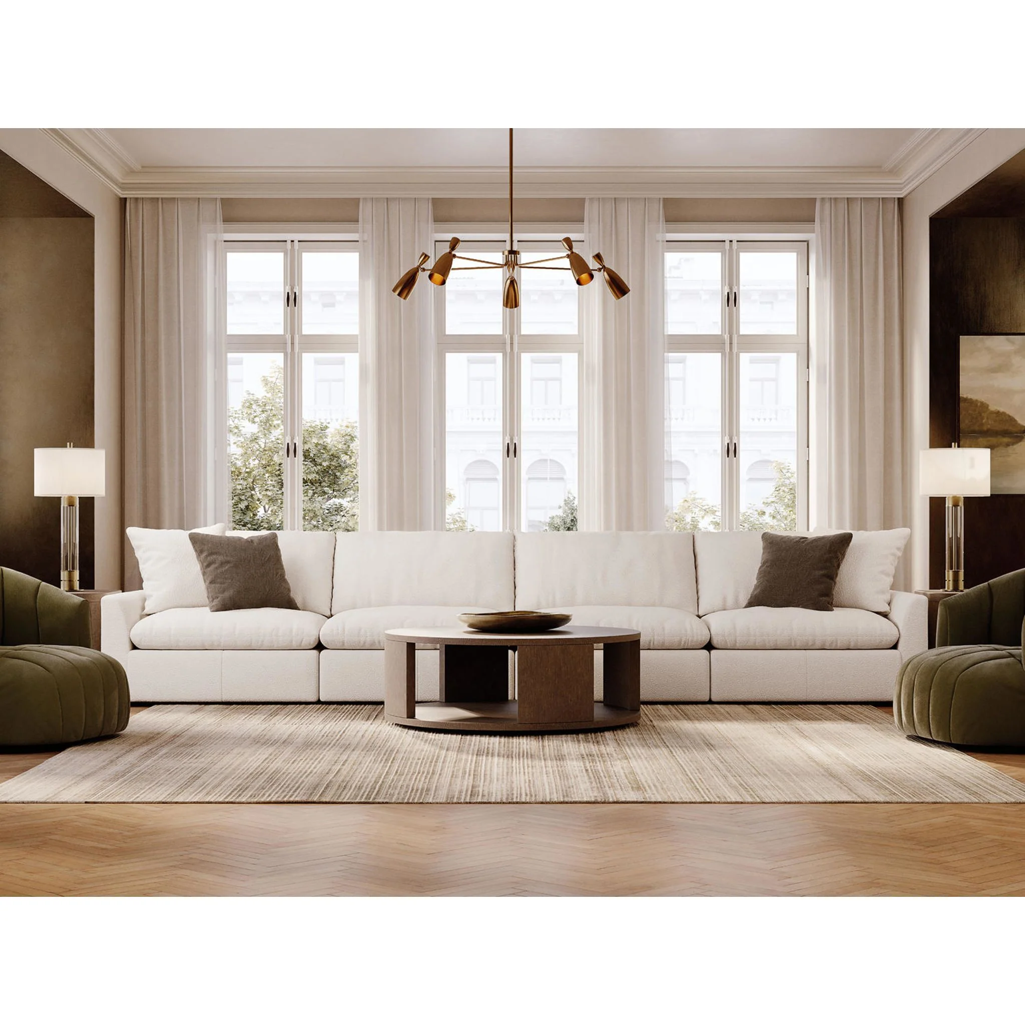 Whitehaven-Exclusive 4 Piece Modular Sectional - Image 9