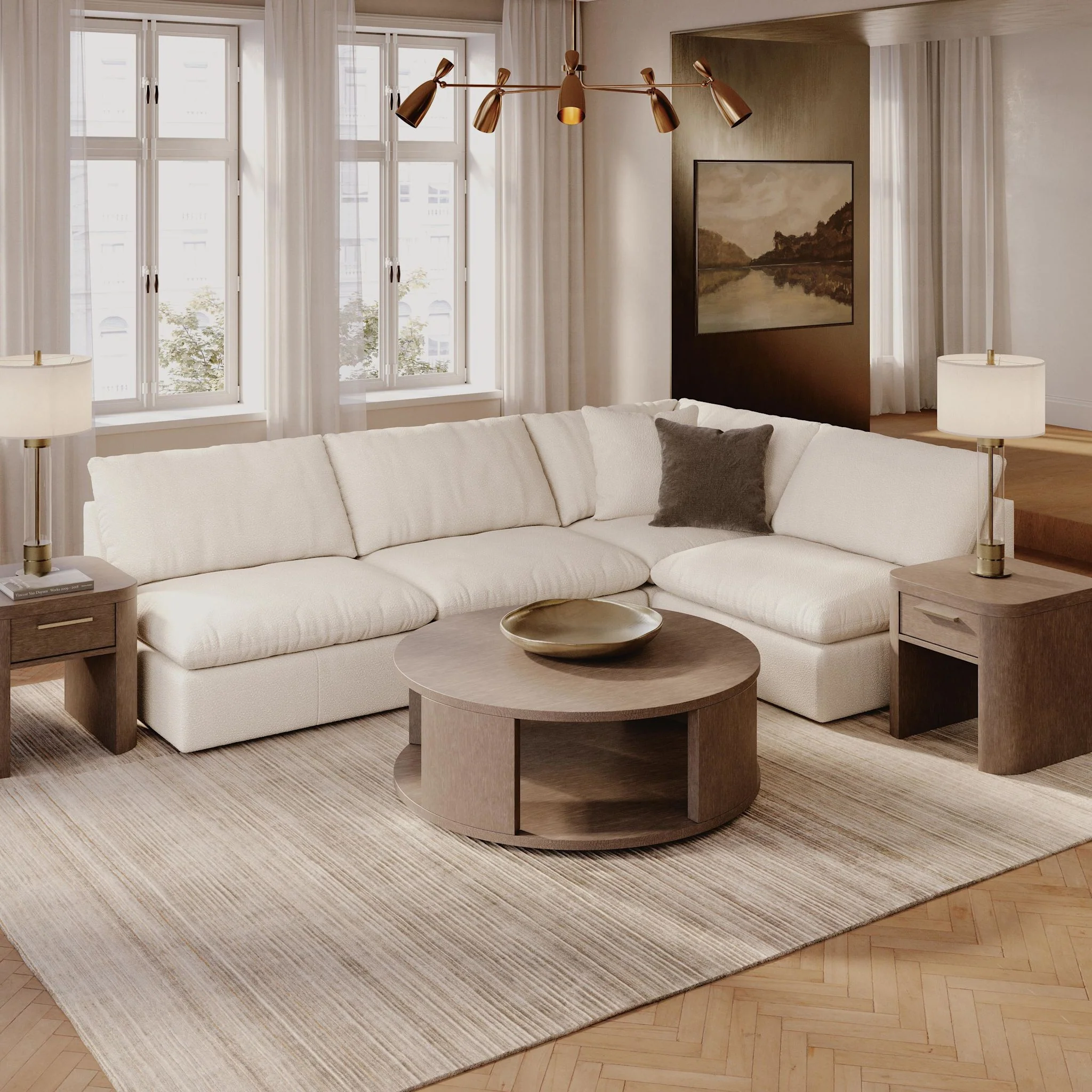 Whitehaven-Exclusive 4 Piece Modular Sectional - Image 18