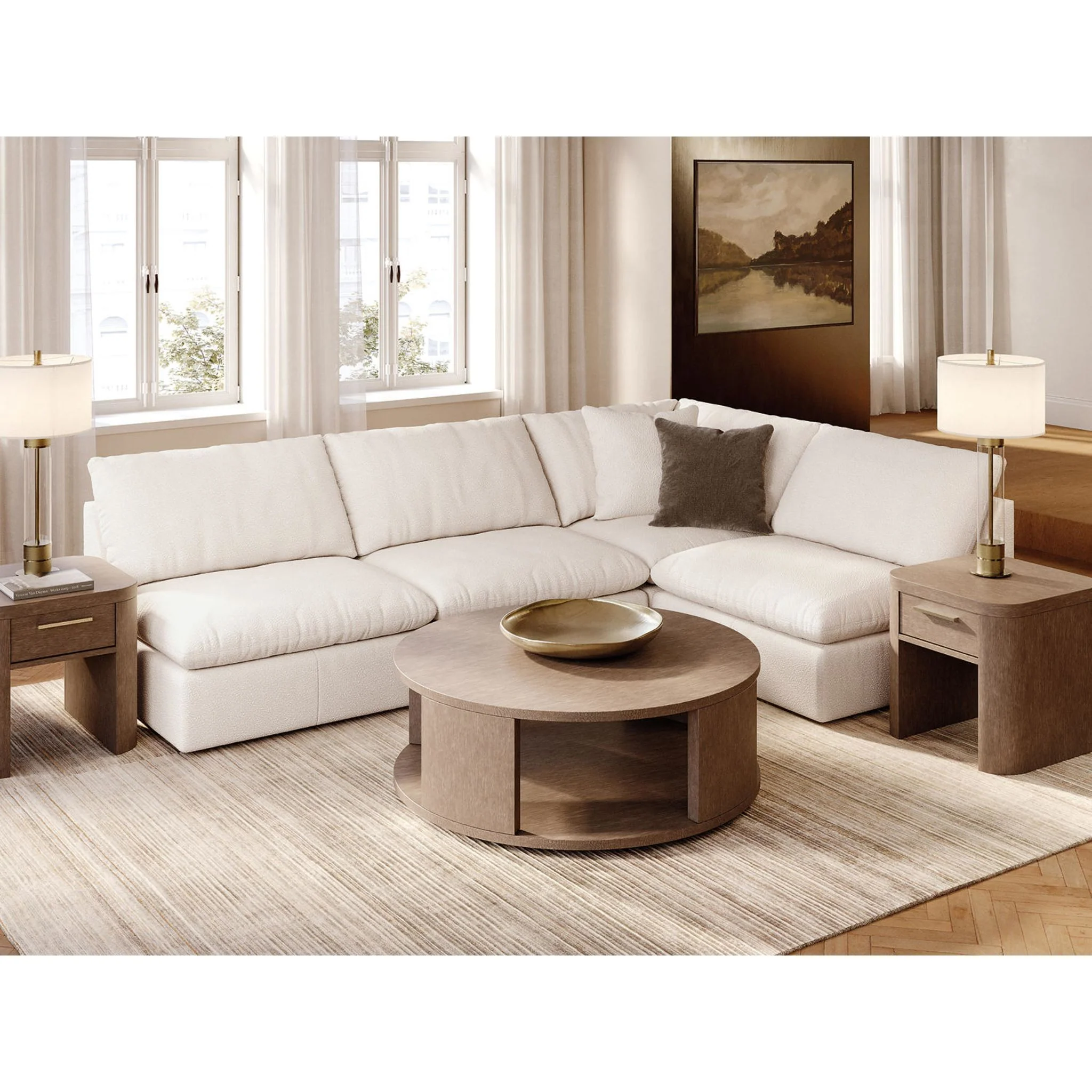 Whitehaven-Exclusive 4 Piece Modular Sectional - Image 7