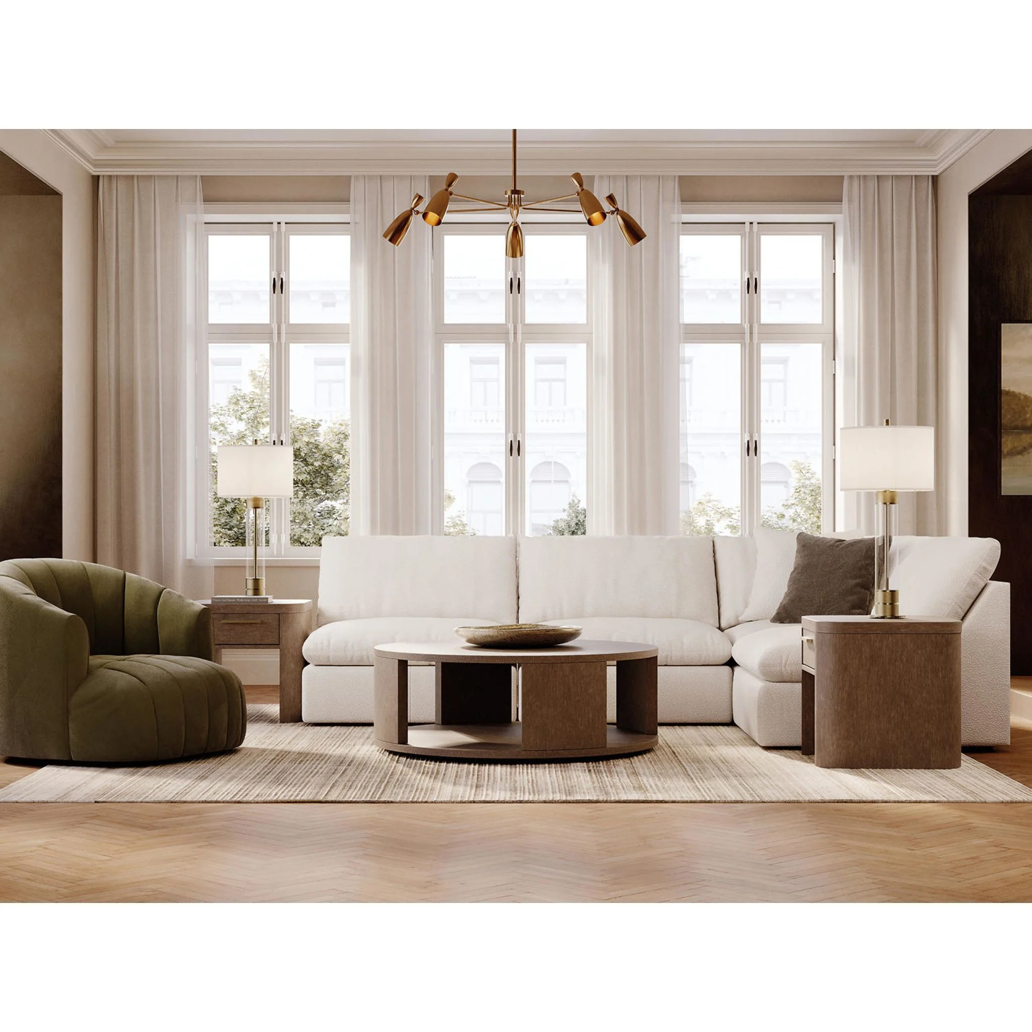 Whitehaven-Exclusive 4 Piece Modular Sectional - Image 9