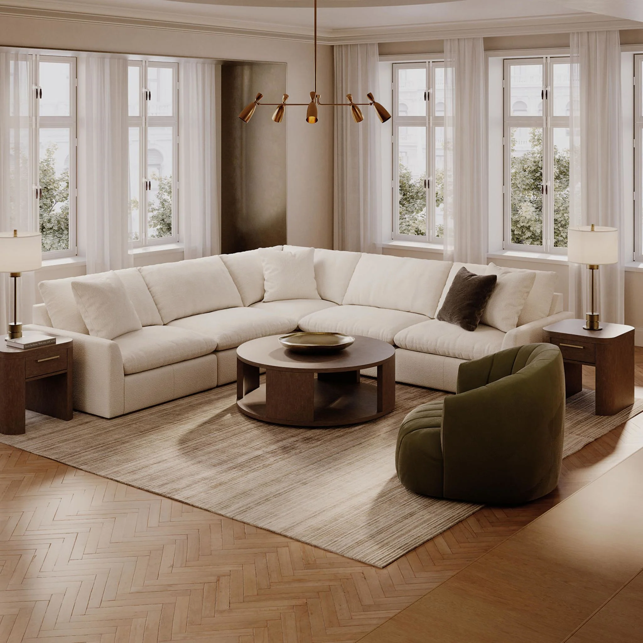 Whitehaven-Exclusive 5 Piece Modular Sectional - Image 12