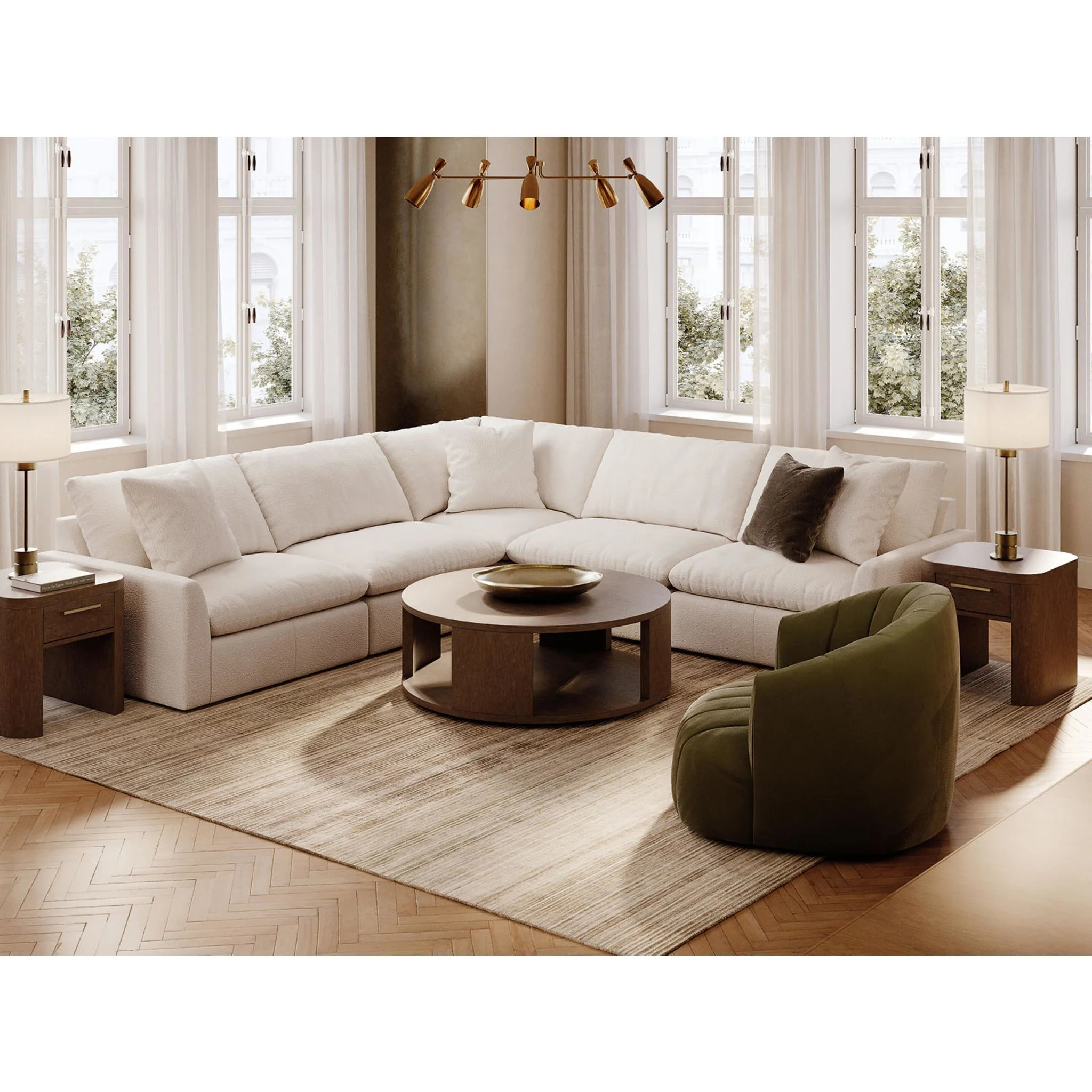 Whitehaven-Exclusive 5 Piece Modular Sectional - Image 8