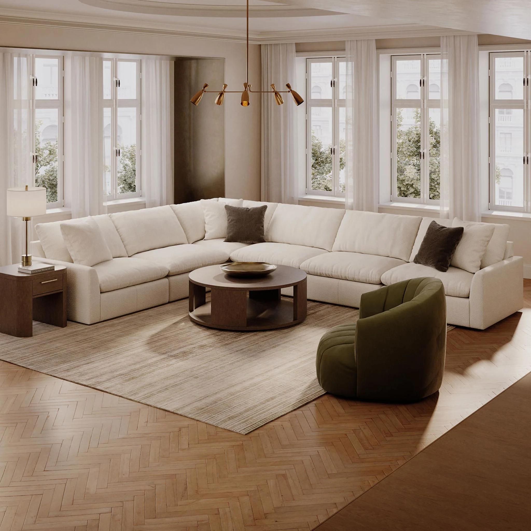 Whitehaven-Exclusive 6 Piece Modular Sectional - Image 11