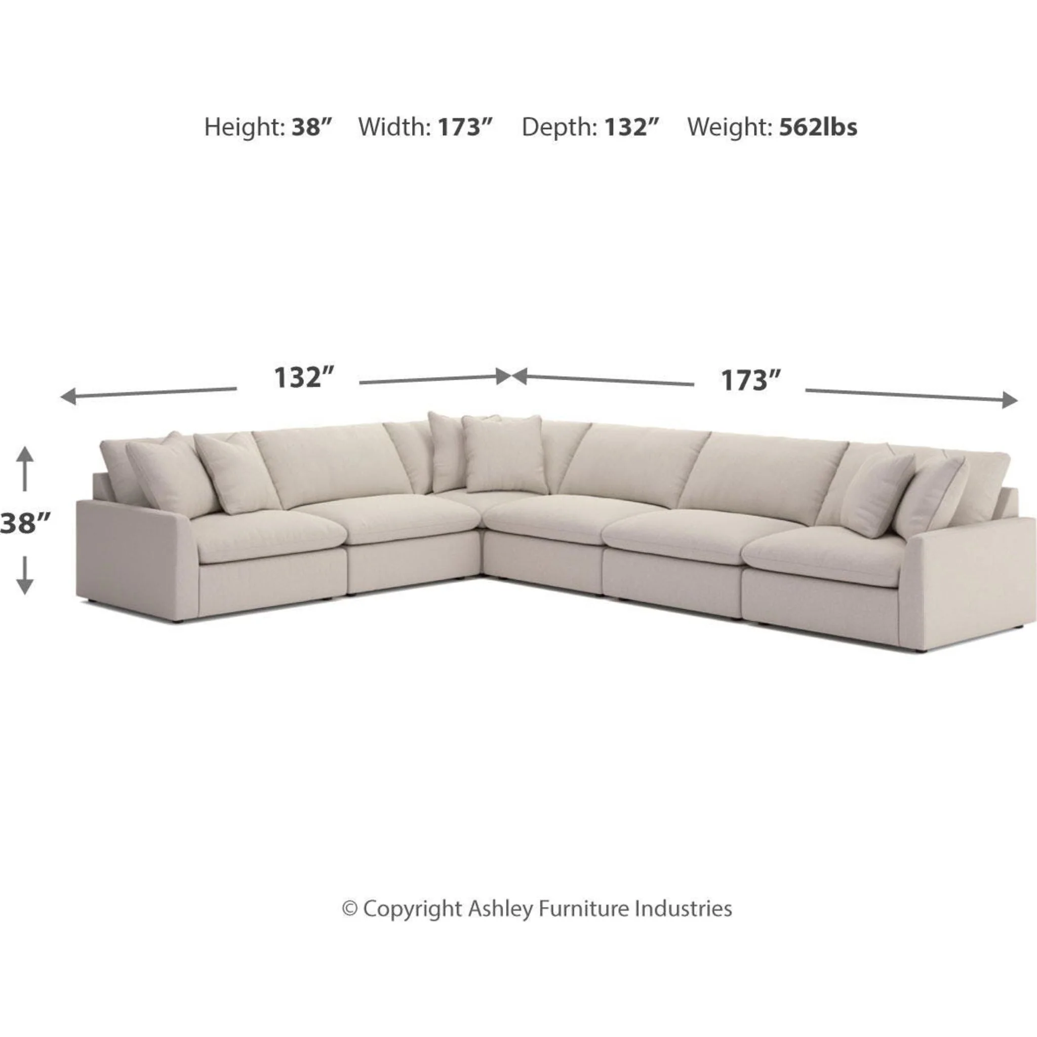 Whitehaven-Exclusive 6 Piece Modular Sectional - Image 15