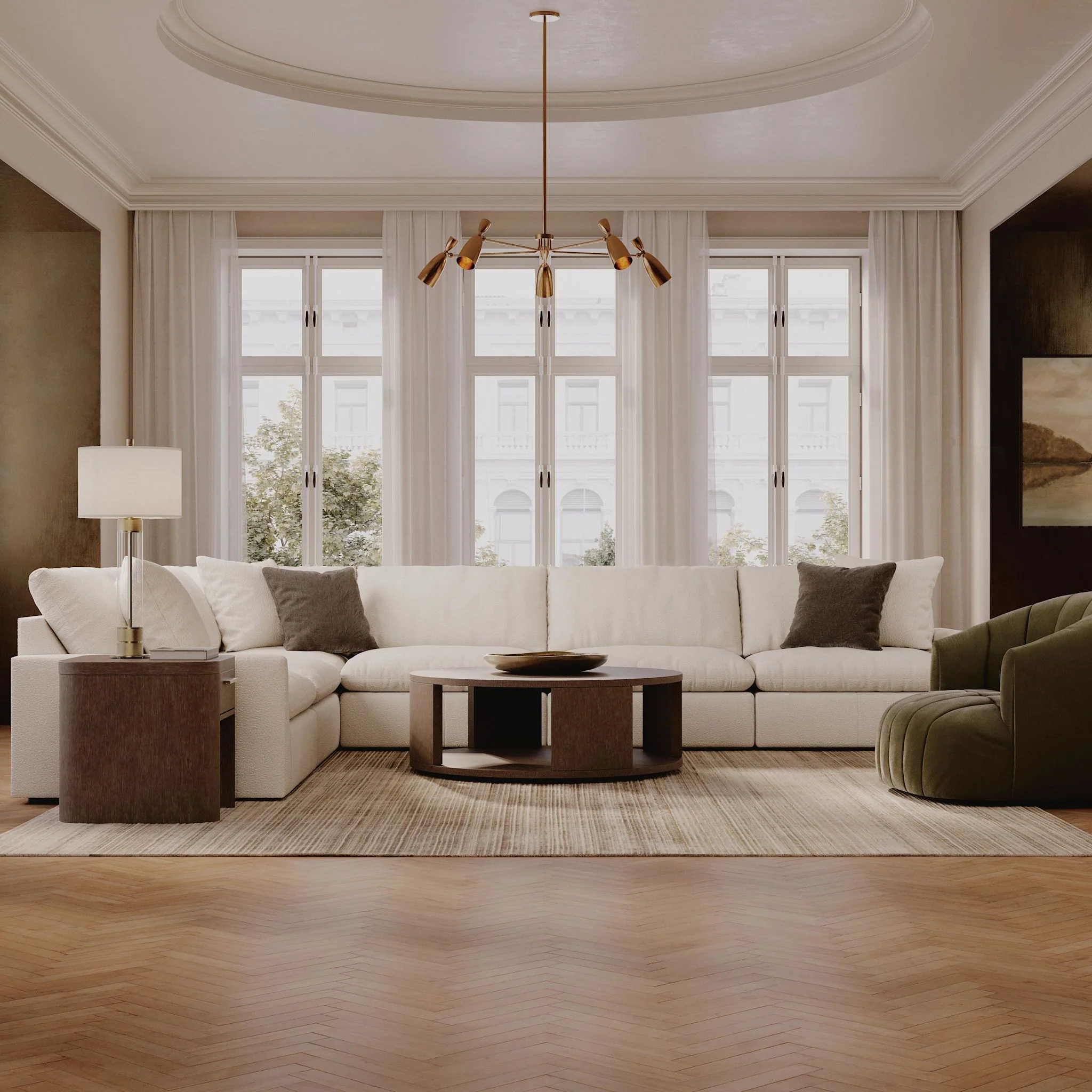 Whitehaven-Exclusive 6 Piece Modular Sectional - Image 2