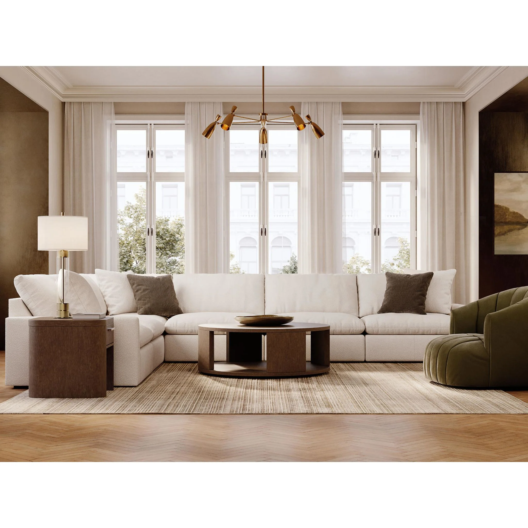 Whitehaven-Exclusive 6 Piece Modular Sectional - Image 9