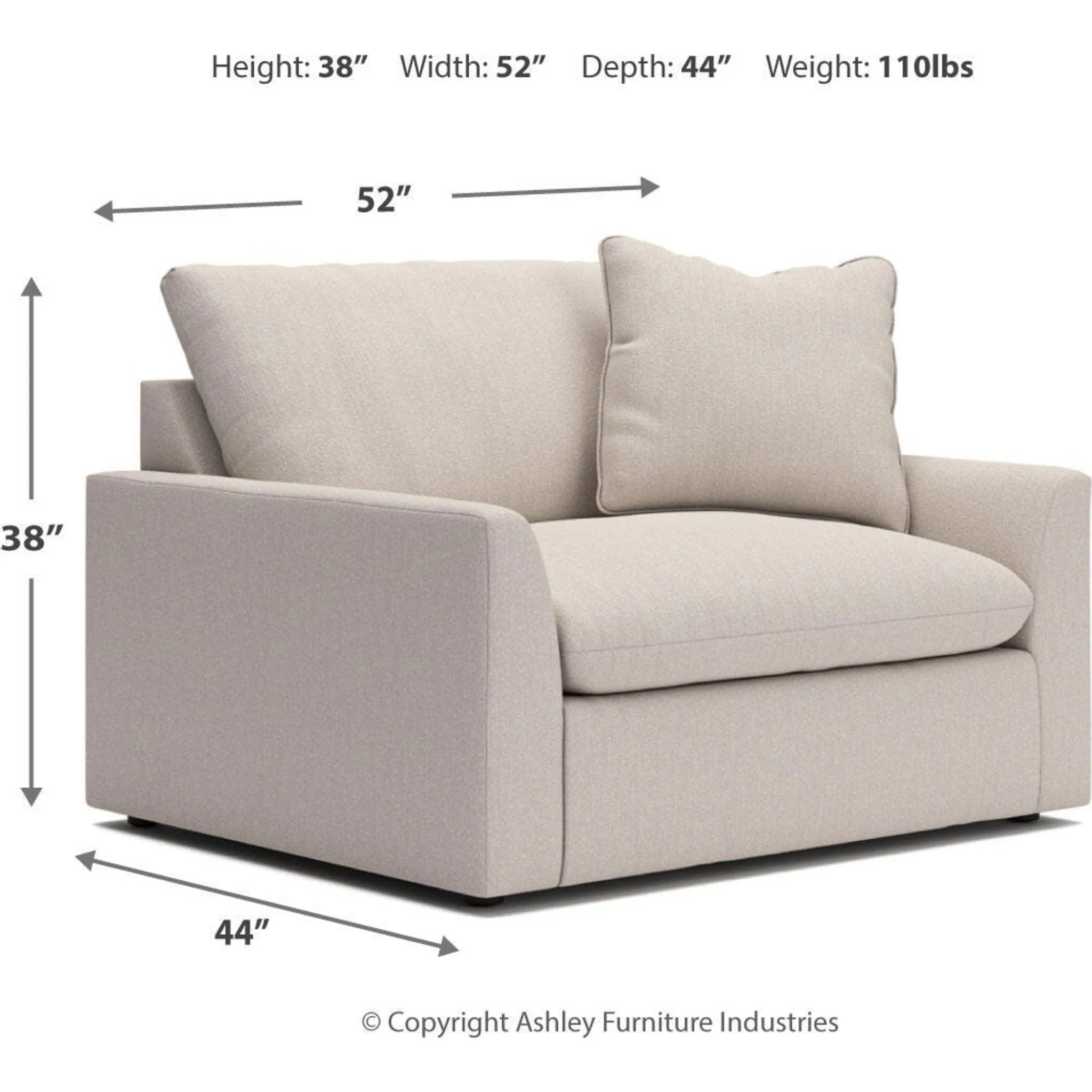 Whitehaven-Exclusive Chair and a Half - Image 4