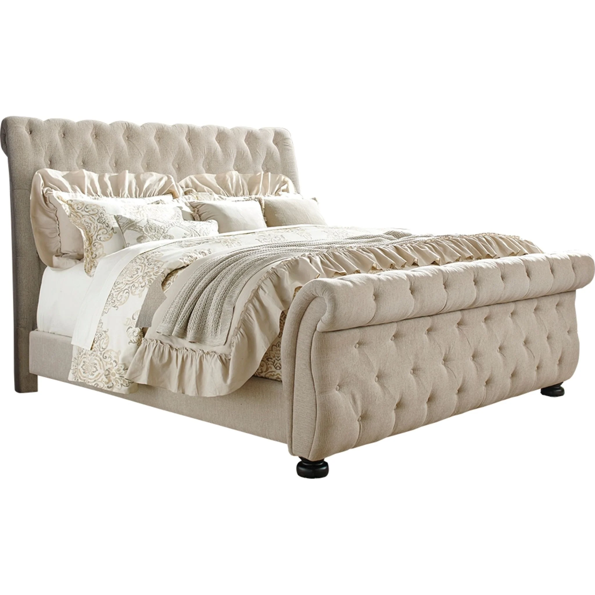 Willenburg 3 Piece Upholstered Bed - Image 7