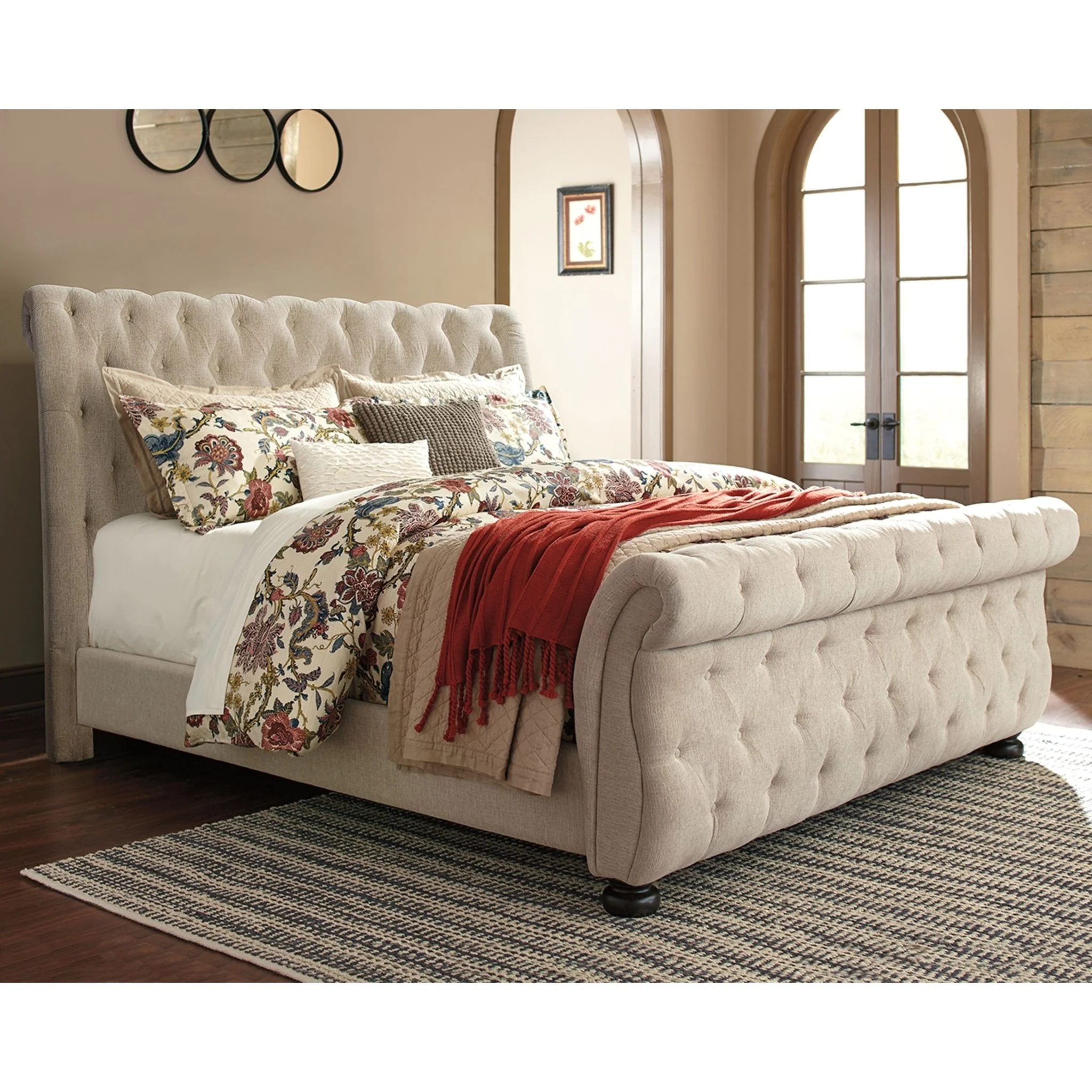 Willenburg 3 Piece Upholstered Bed - Image 8