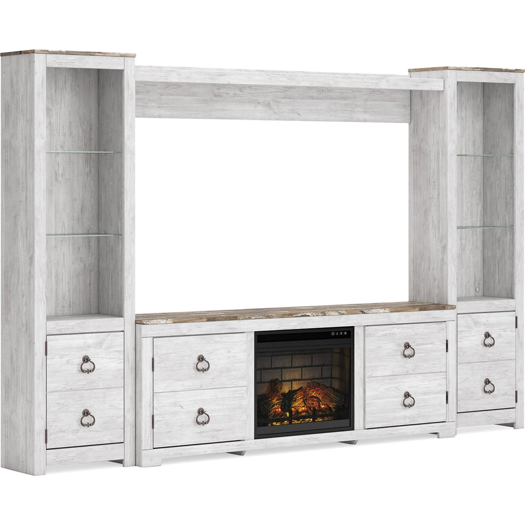 Willowton Entertainment Unit with Fireplace - Image 4