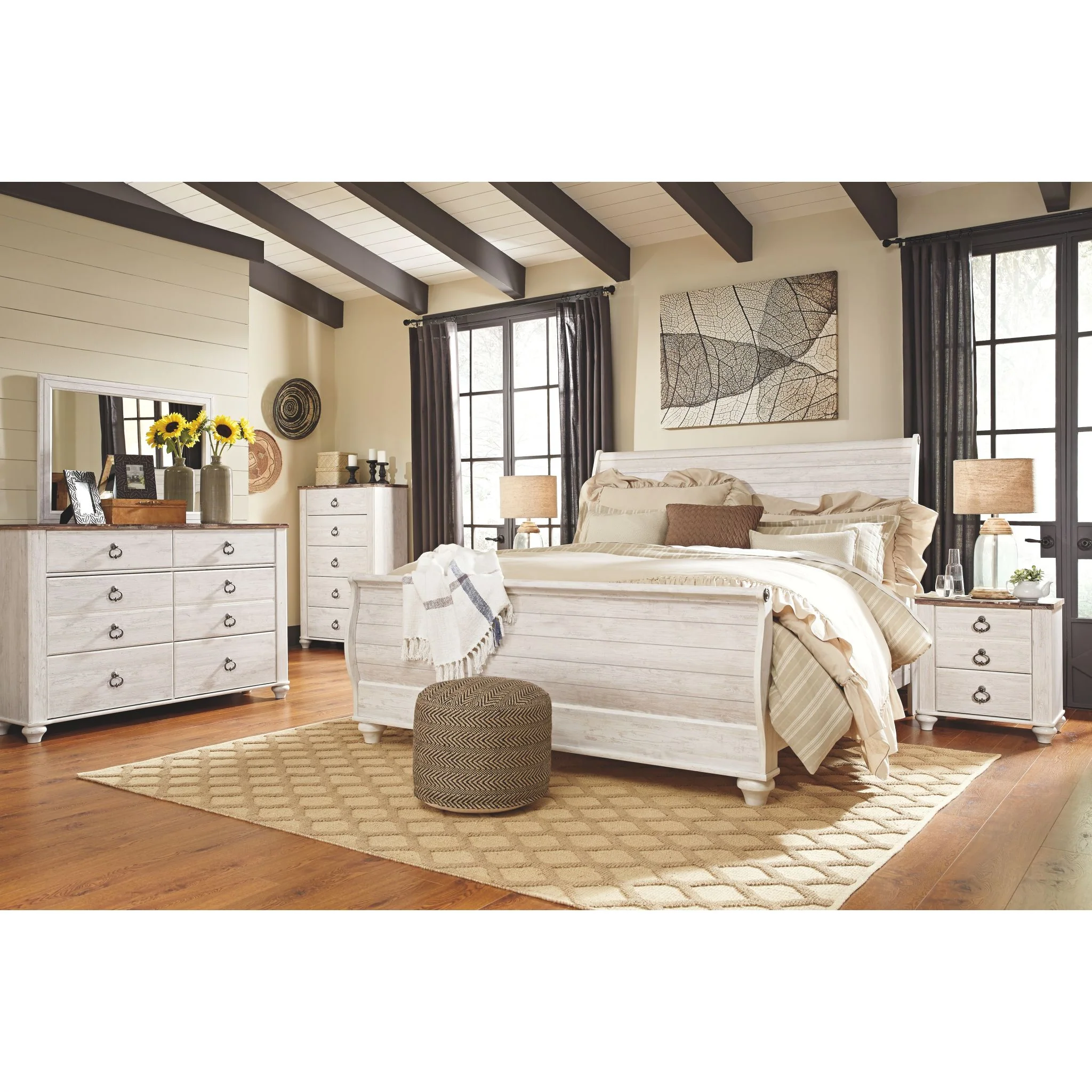 Willowton Sleigh Bed - Image 11