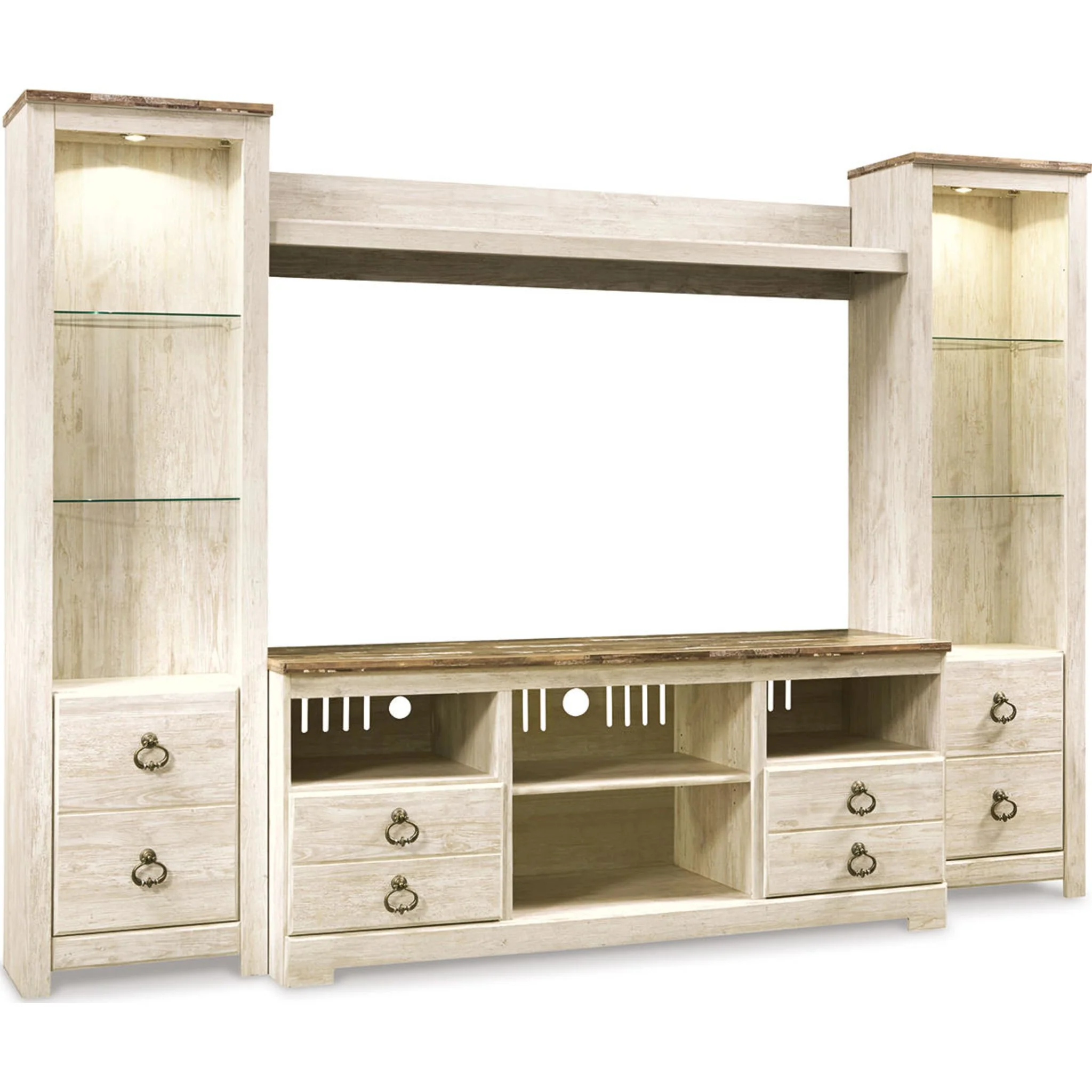 Willowton 4 Piece Entertainment Unit - Image 9