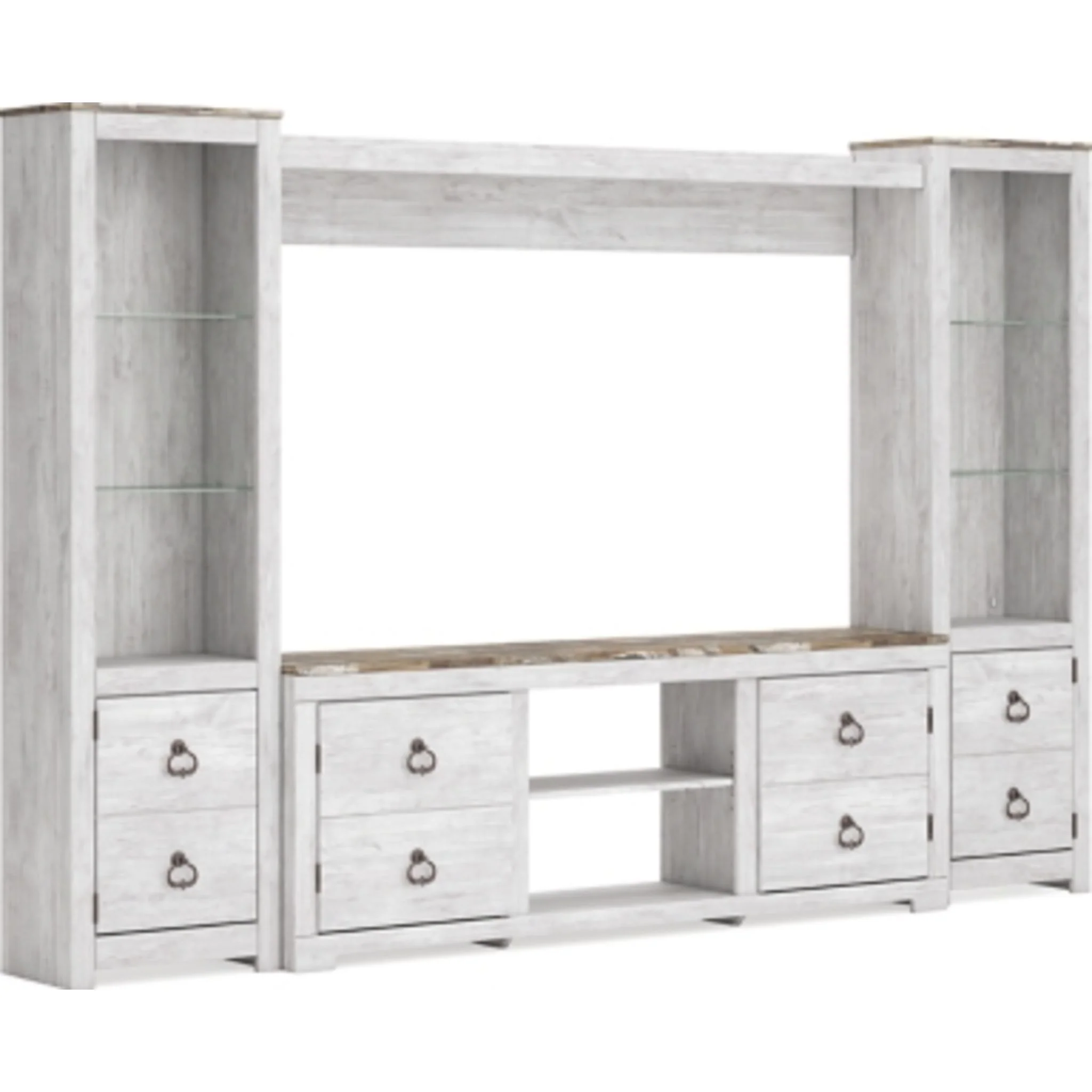 Willowton 4 PIECE ENTERTAINMENT UNIT - Image 4