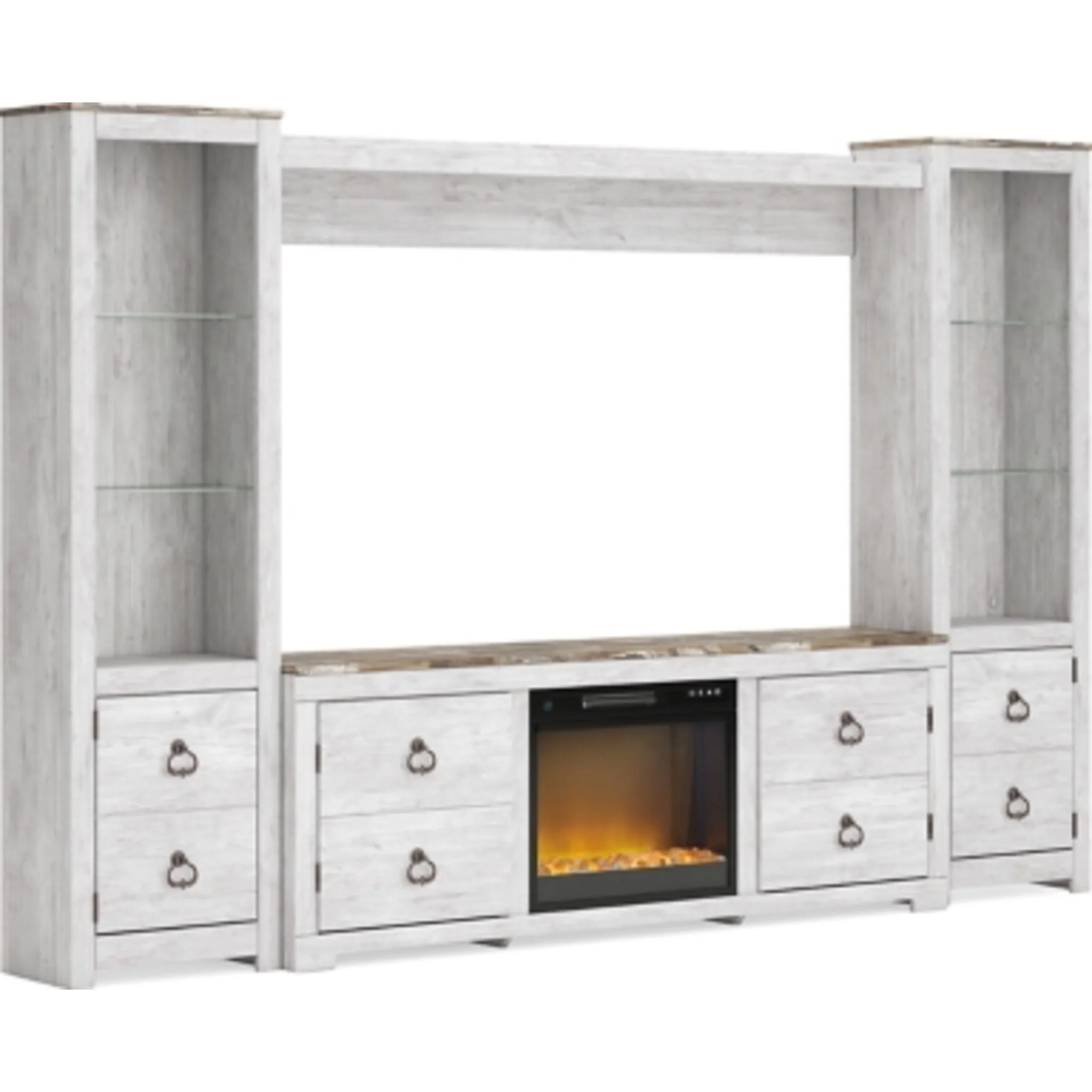 Willowton Entertainment Unit with Fireplace - Image 5