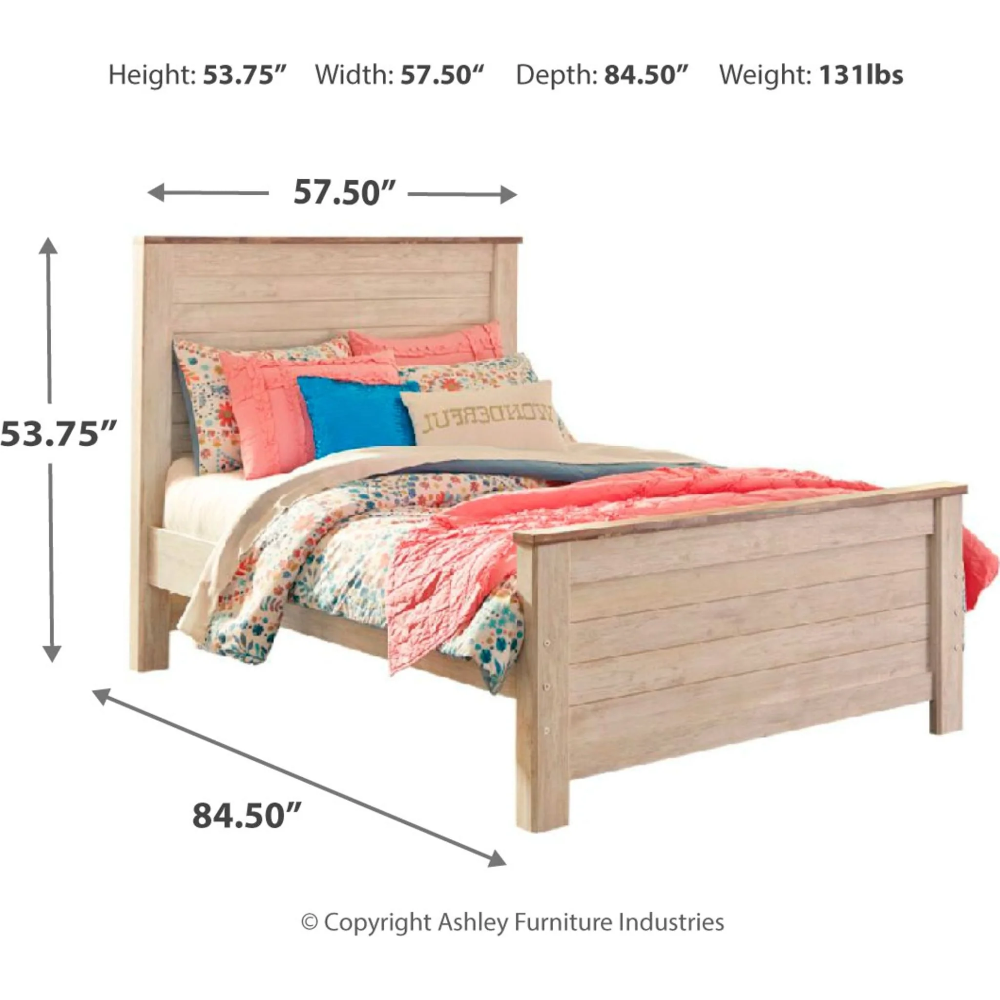 Willowton 5 Piece Bunk Bed Bedroom - Image 10
