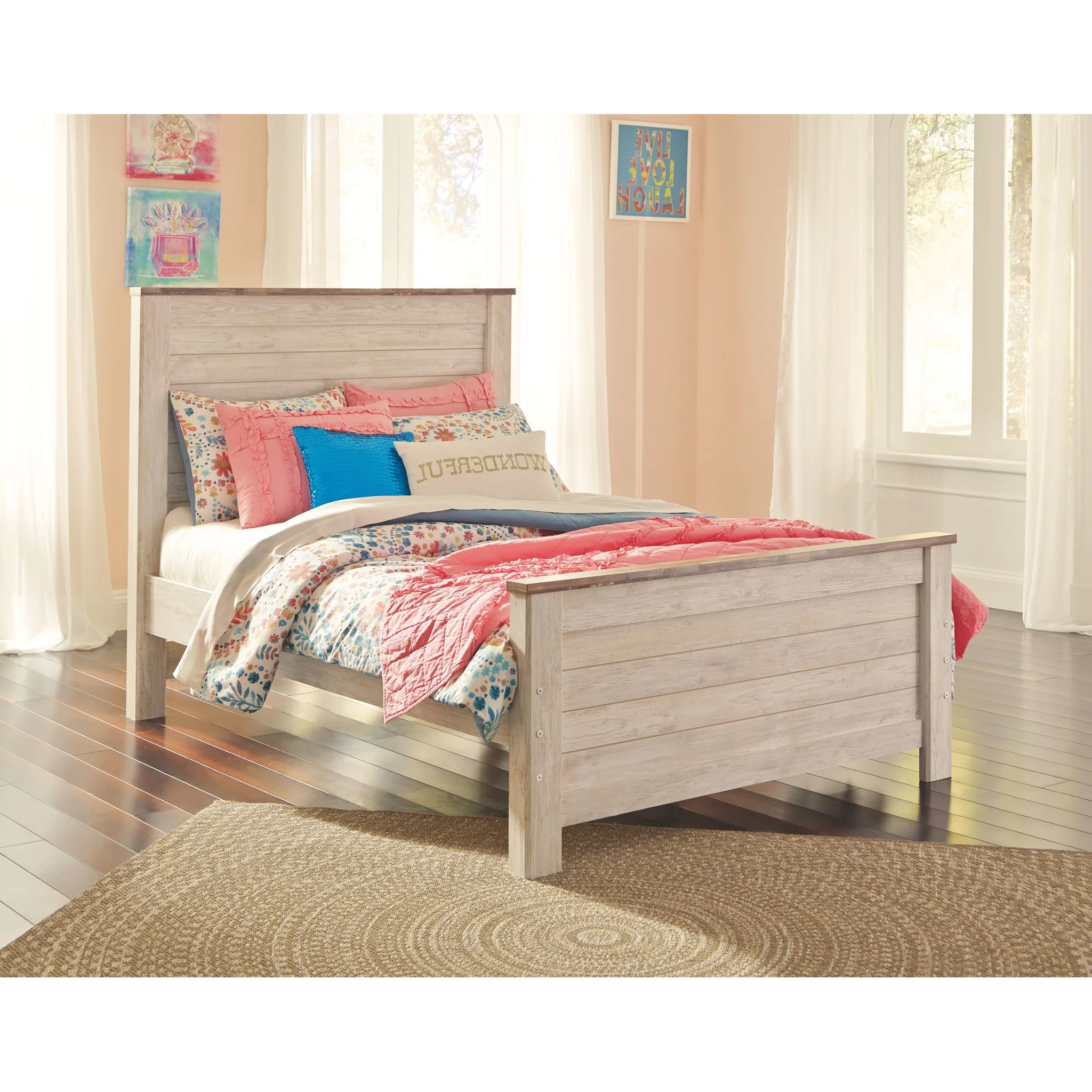 Willowton 5 Piece Bunk Bed Bedroom - Image 3