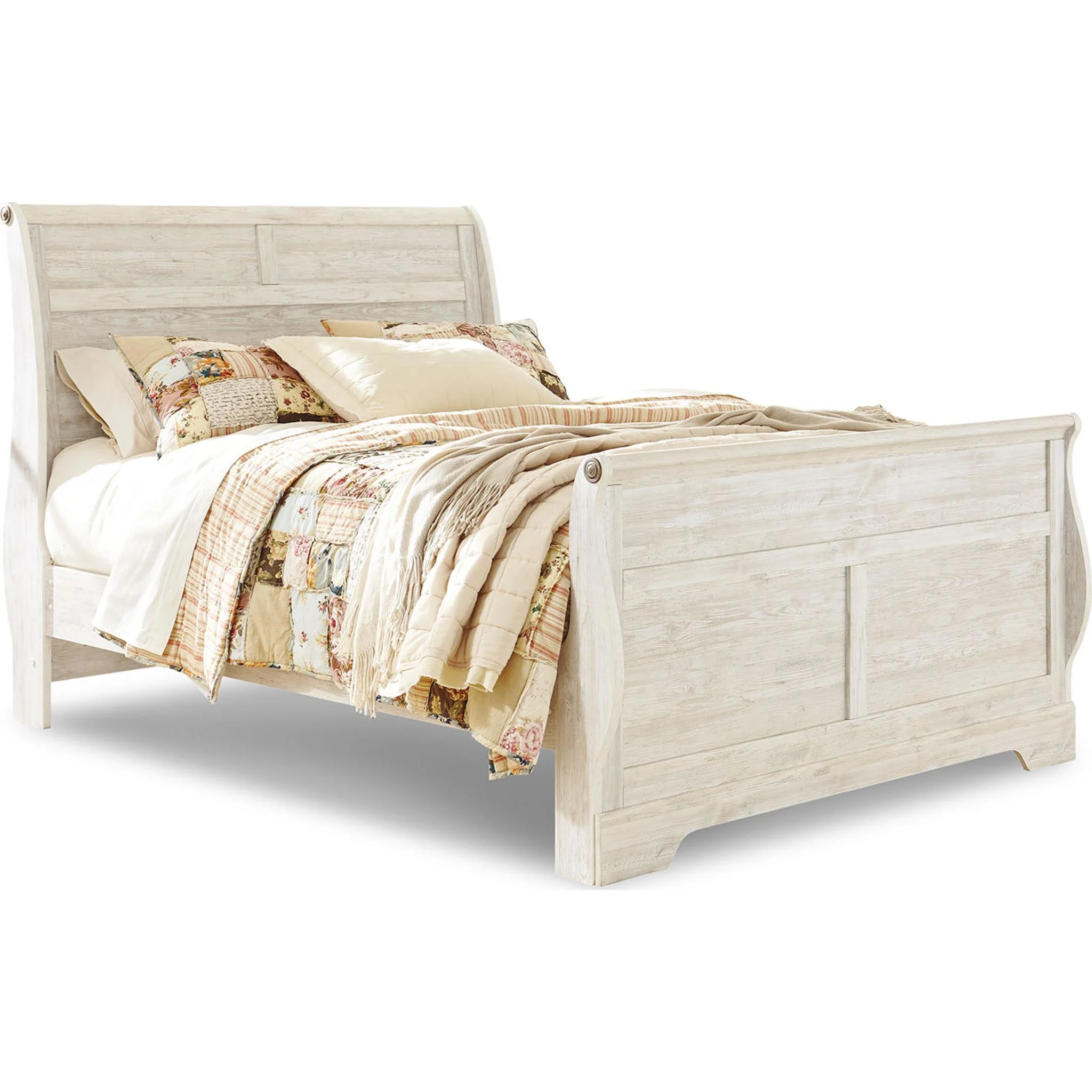 Willowton 5 Piece Sleigh Bedroom - Image 3
