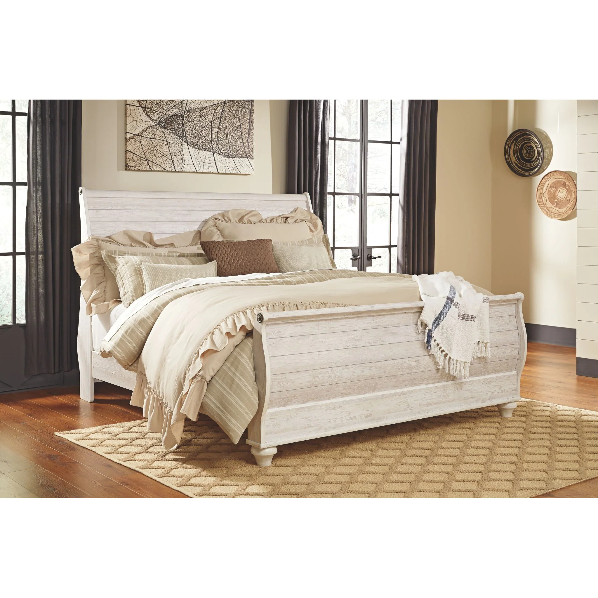 Willowton 5 Piece Sleigh Bedroom - Image 22