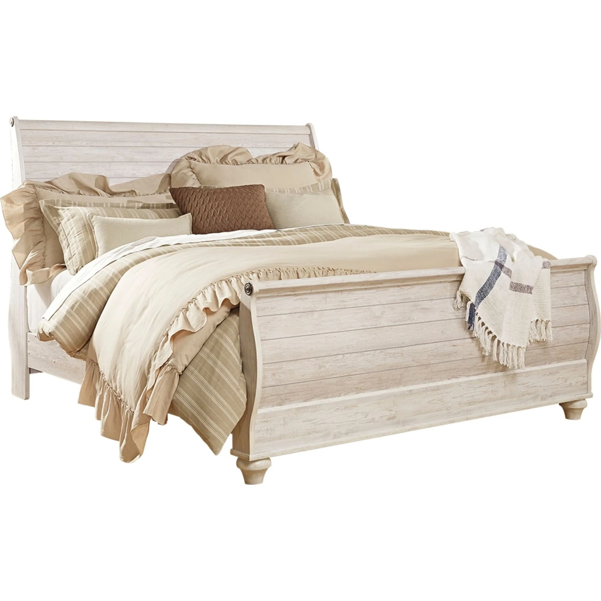 Willowton 5 Piece Sleigh Bedroom - Image 24