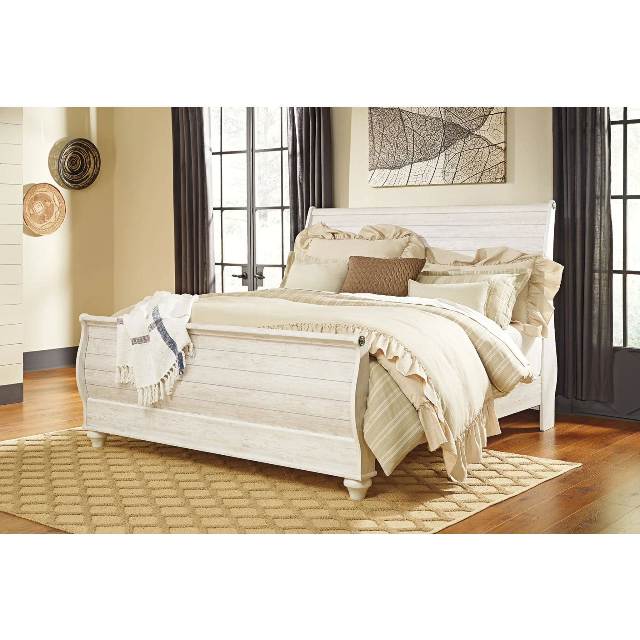 Willowton 5 Piece Sleigh Bedroom - Image 35