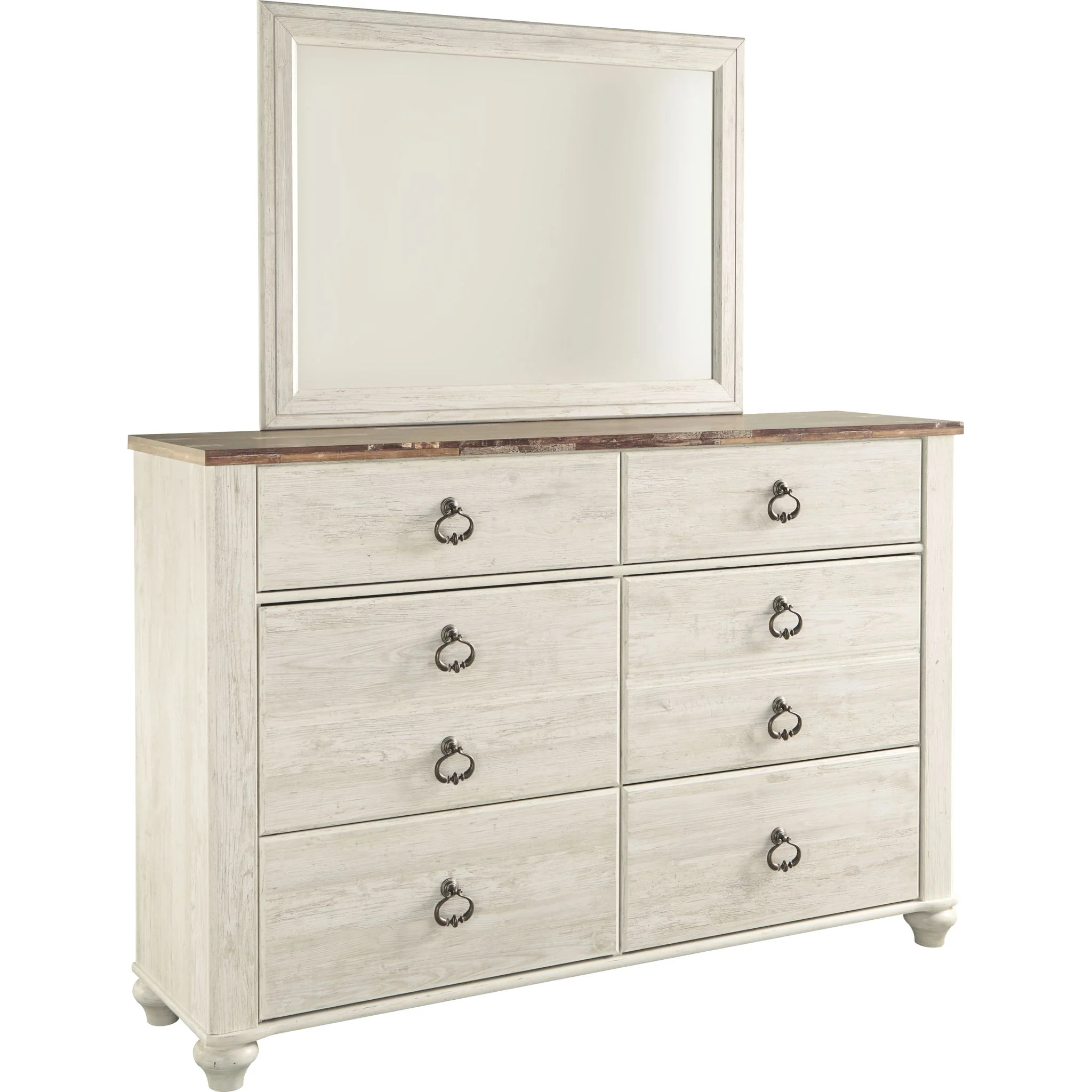 Willowton 5 Piece Sleigh Bedroom - Image 4