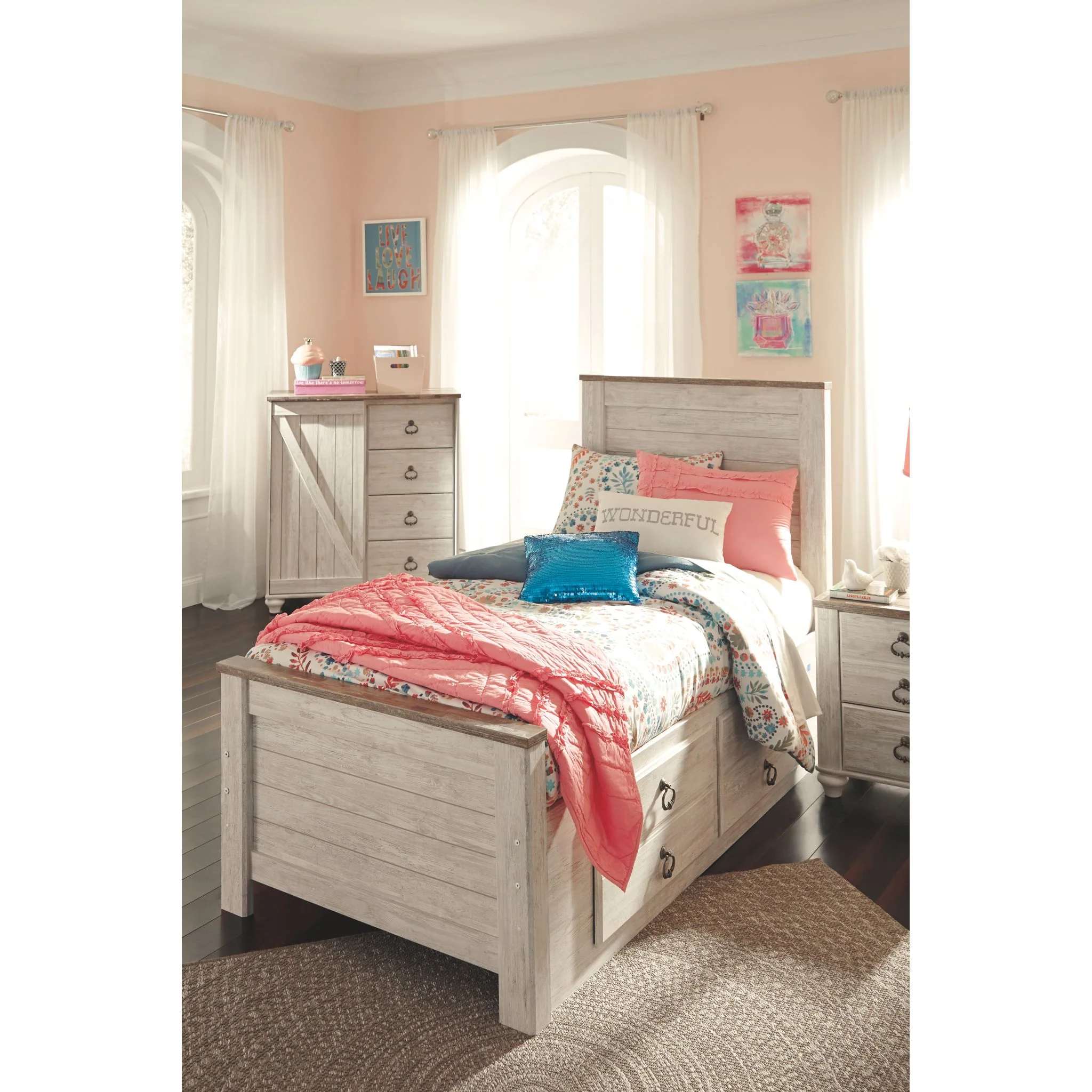 Willowton Bed with 2 Drawer Storage - Image 6