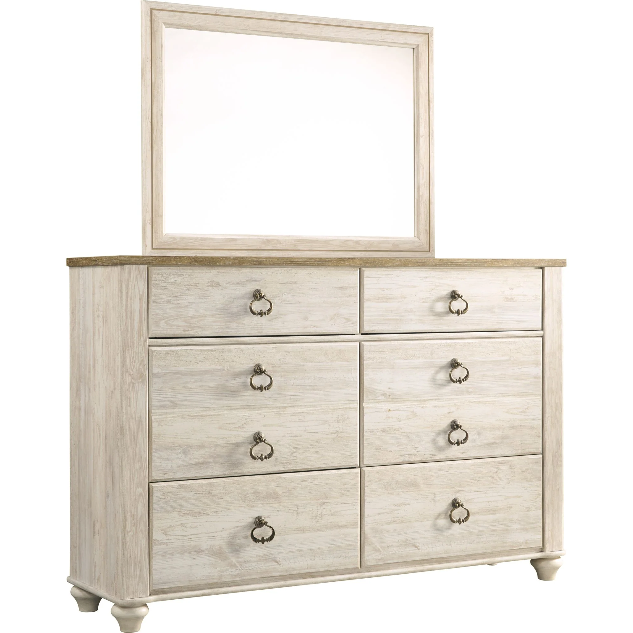 Willowton Dresser and Mirror - Image 2