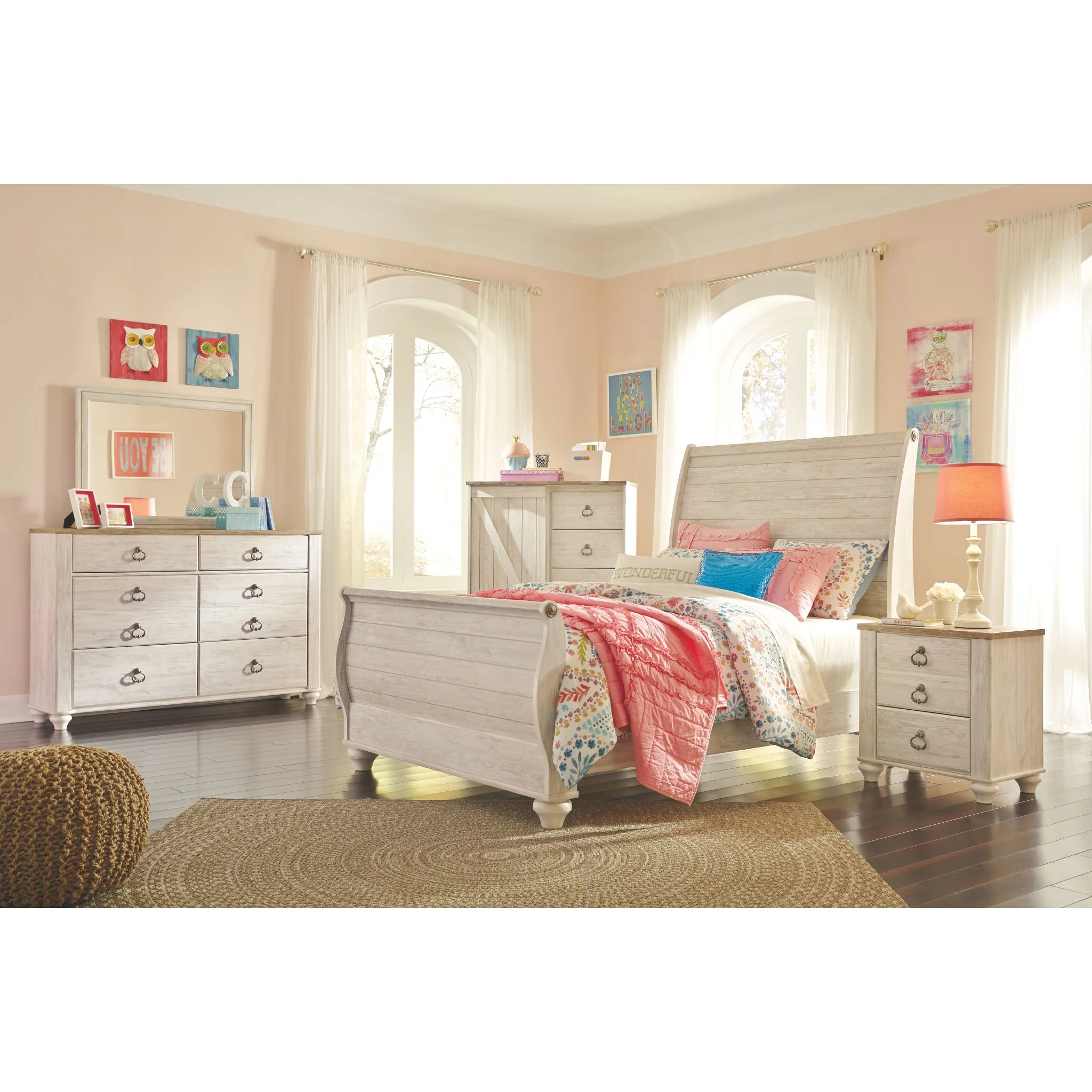 Willowton Dresser and Mirror - Image 10