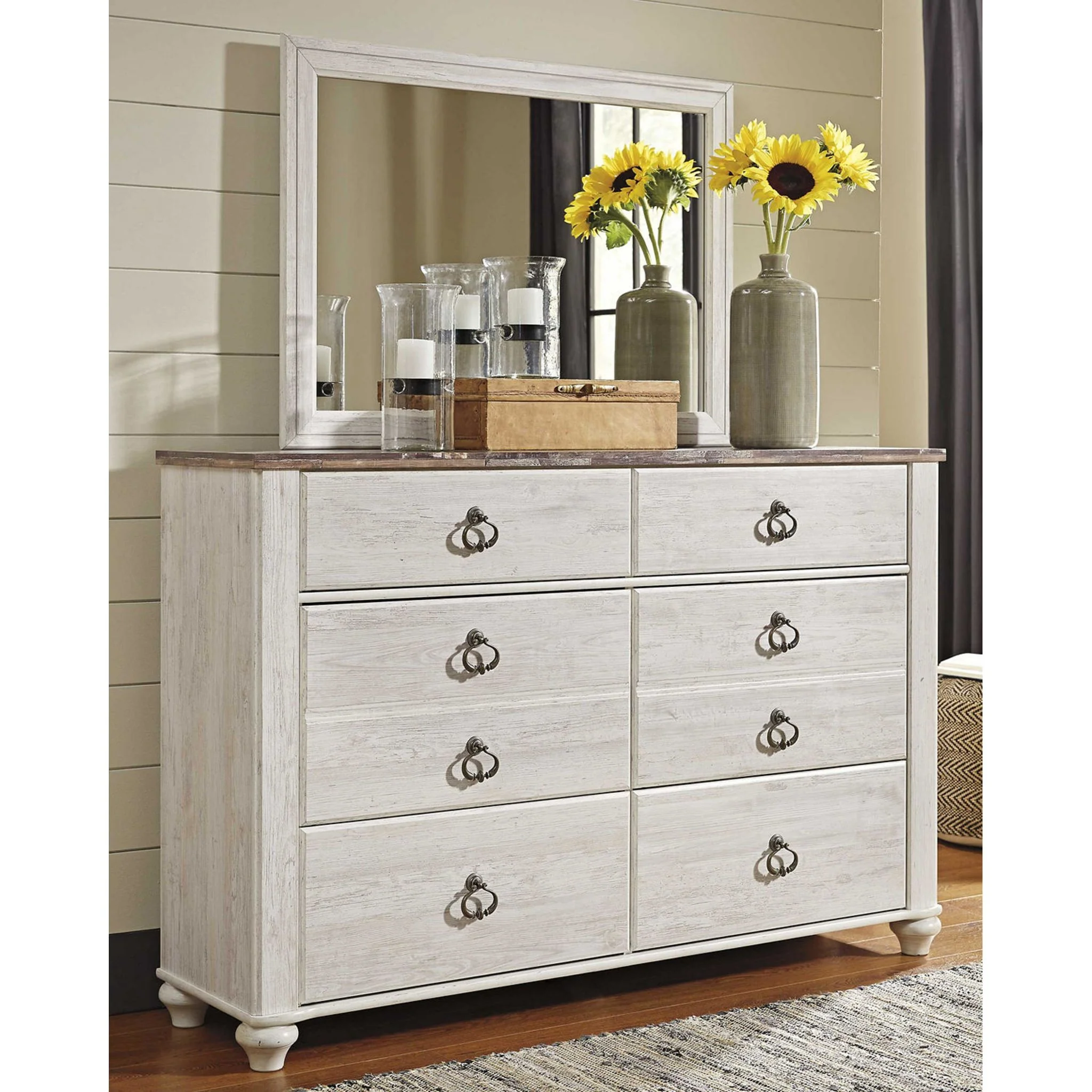 Willowton Dresser and Mirror - Image 13