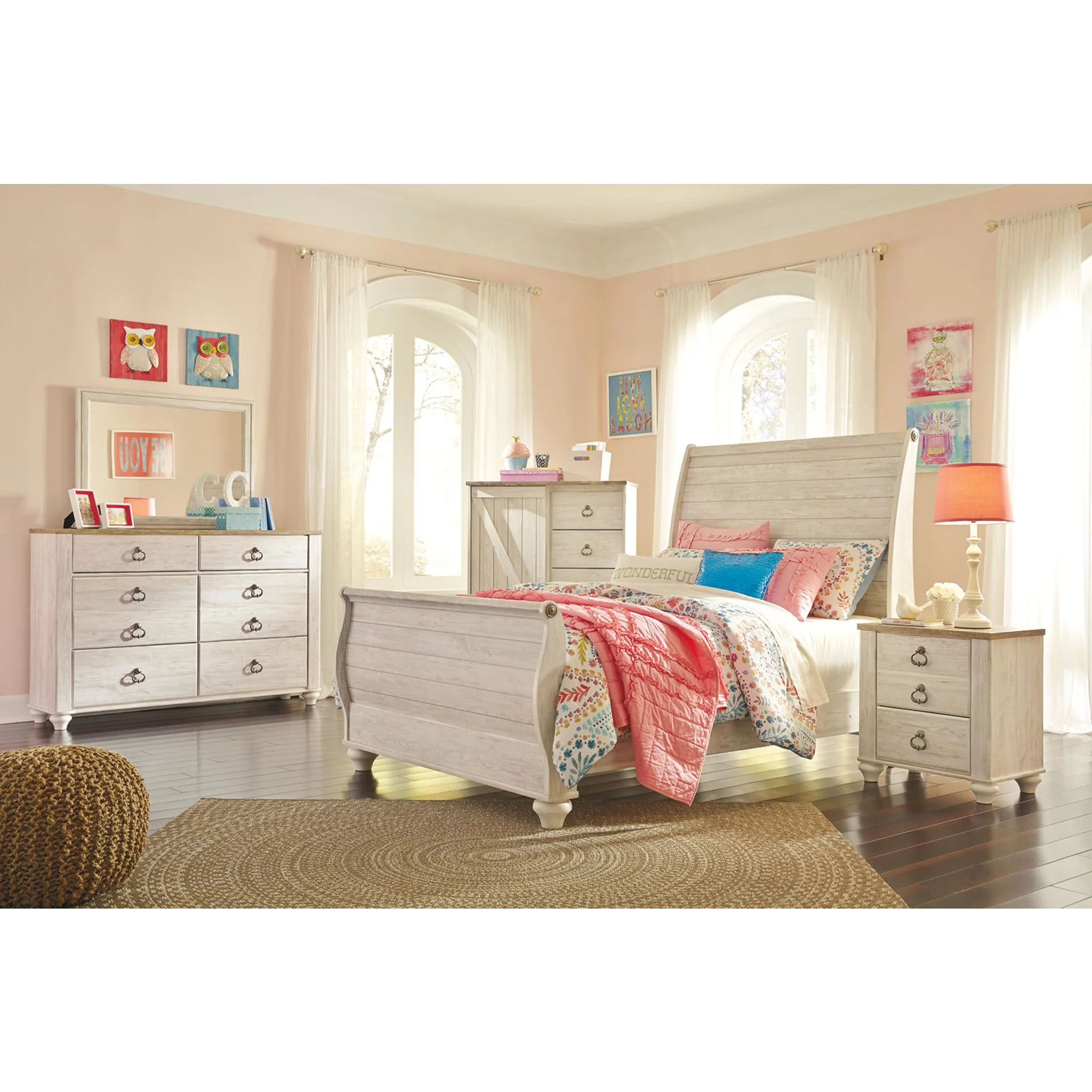 Willowton Dresser and Mirror - Image 15