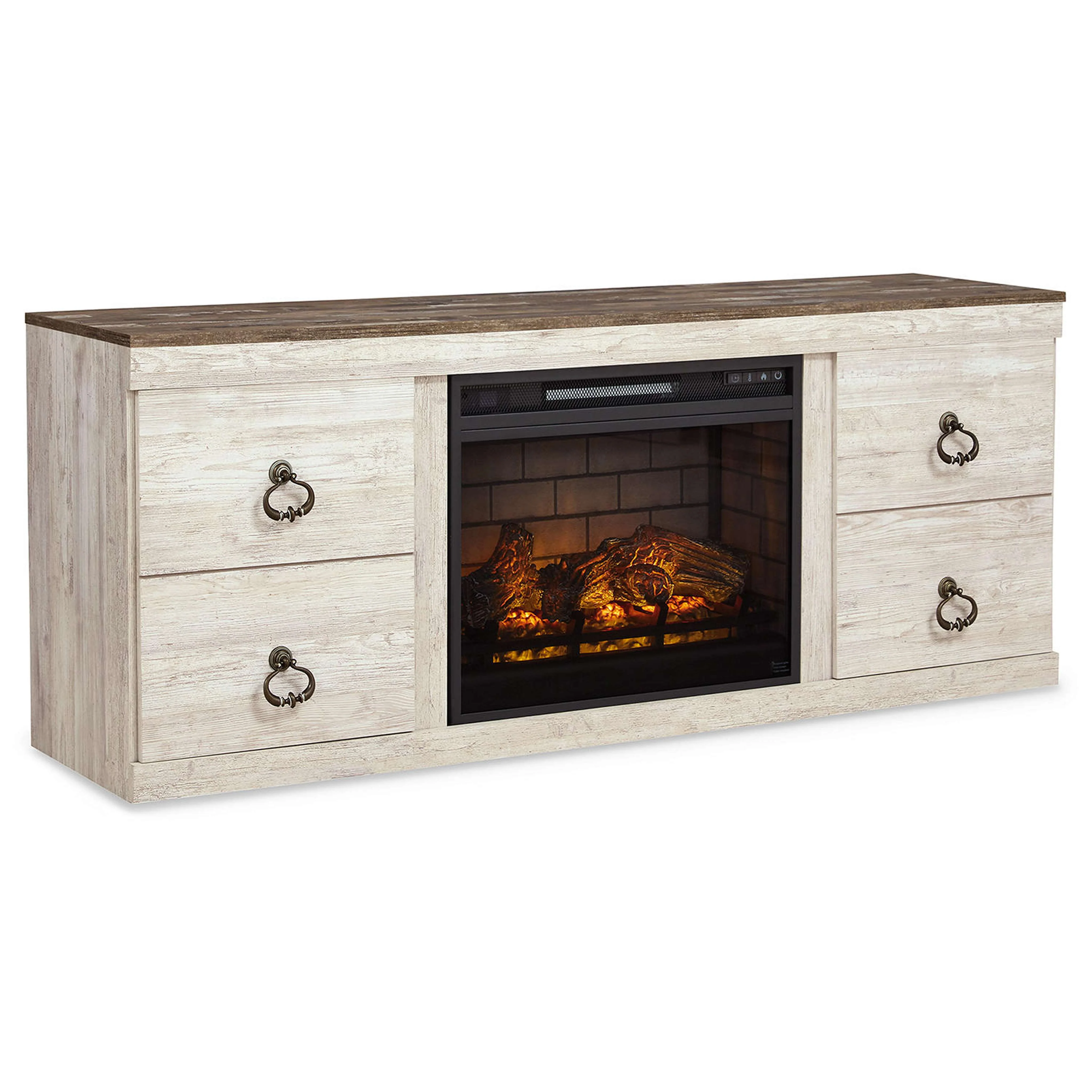 Willowton Entertainment Unit with Fireplace - Image 9
