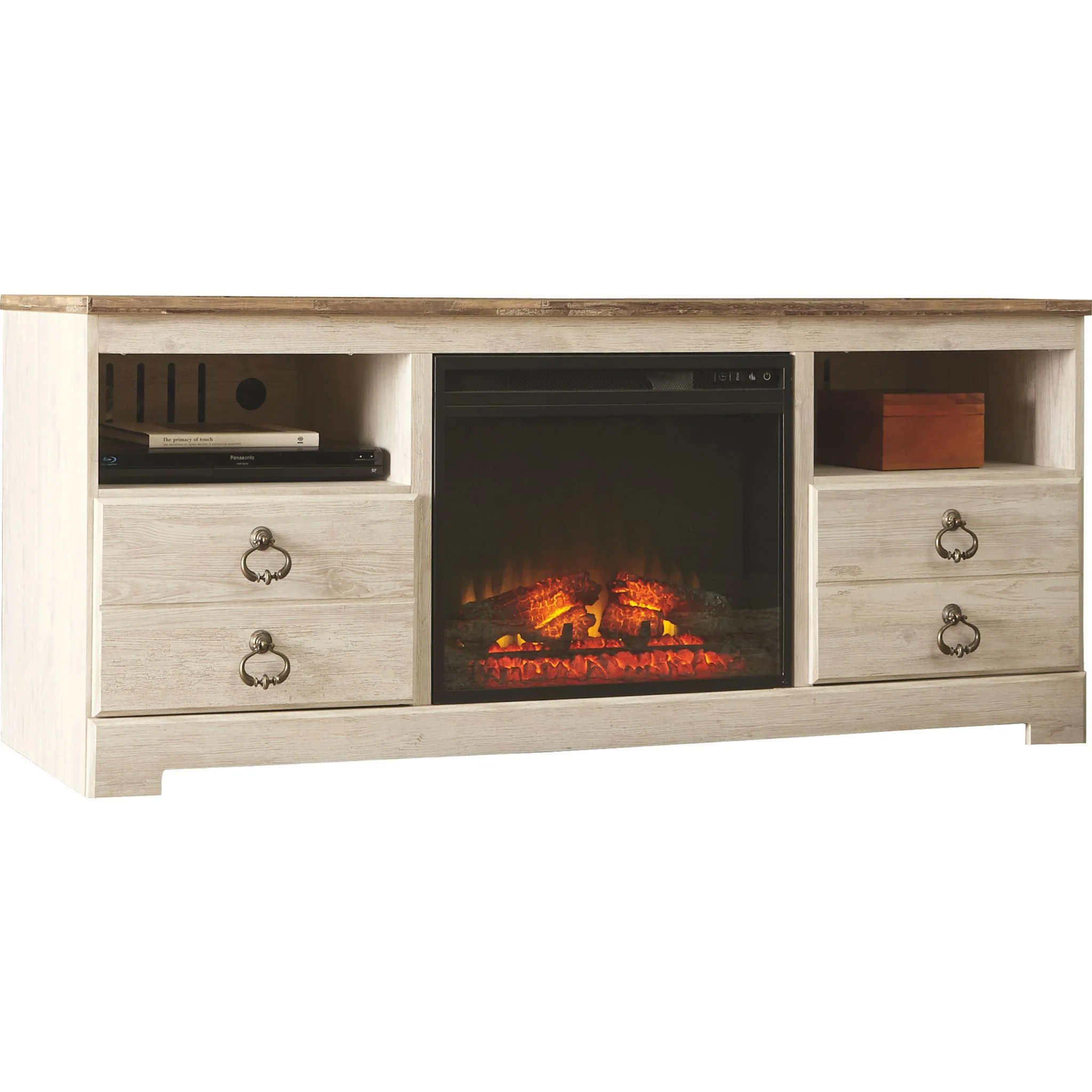 Willowton Entertainment Unit with Fireplace - Image 5