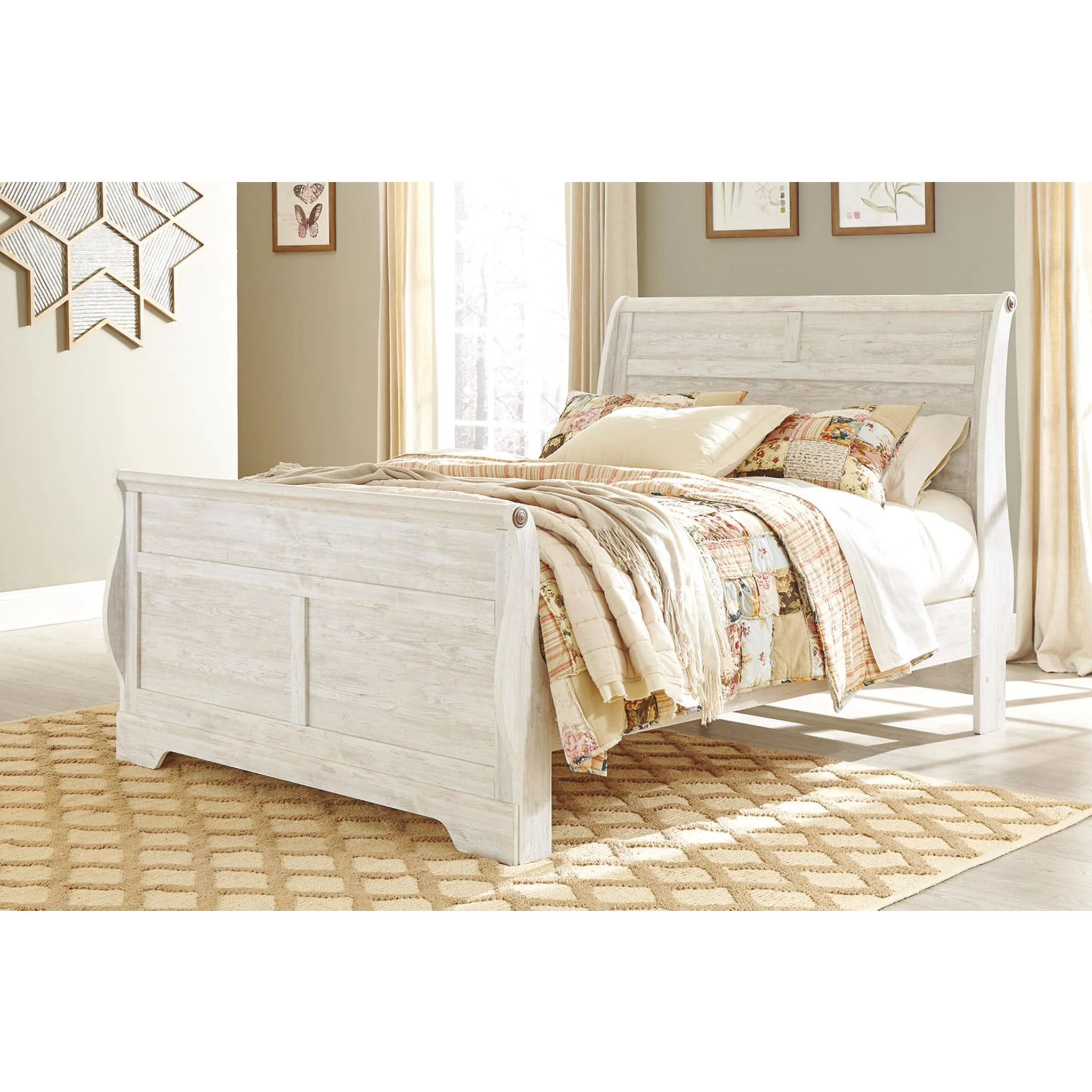 Willowton Sleigh Bed - Image 2