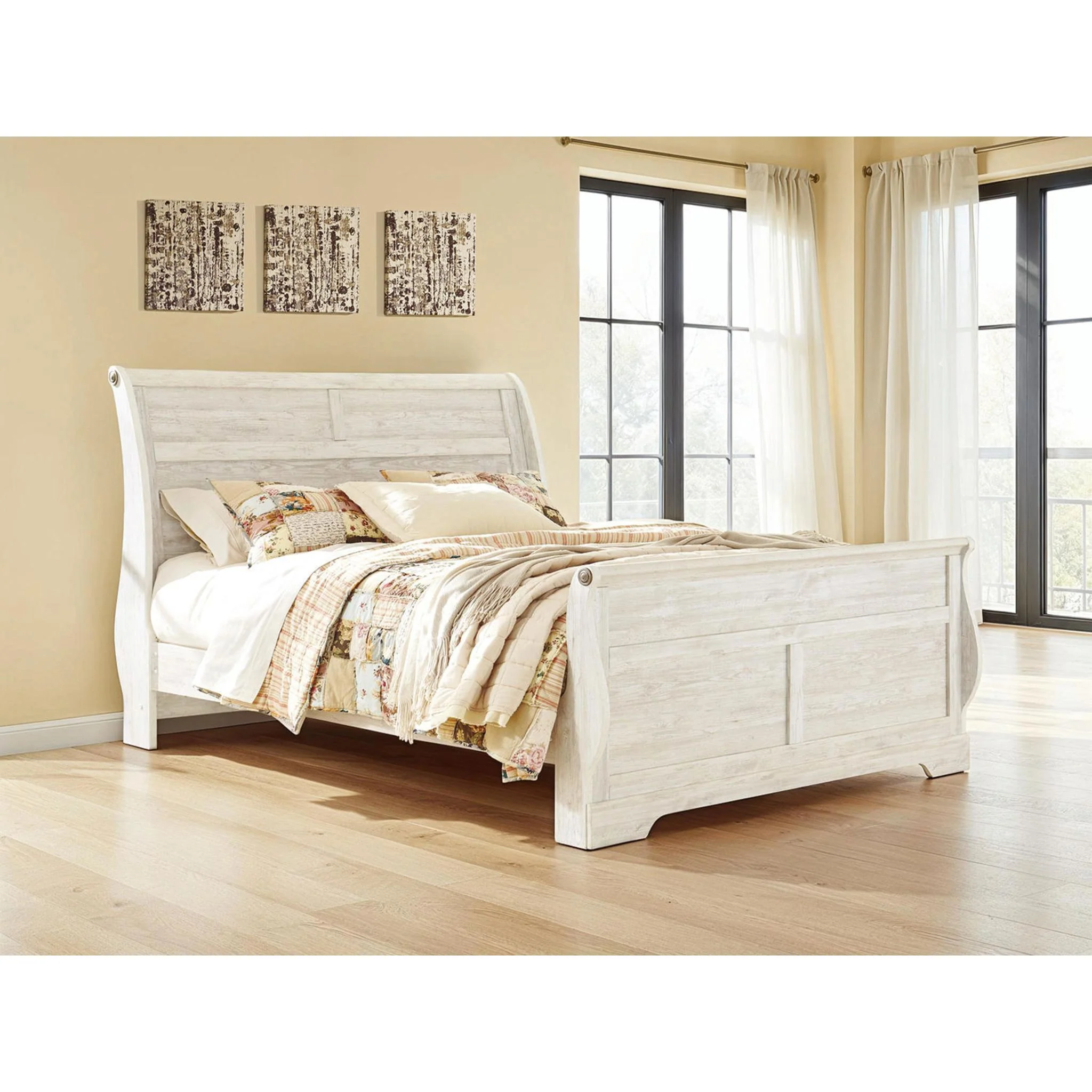 Willowton Sleigh Bed - Image 6