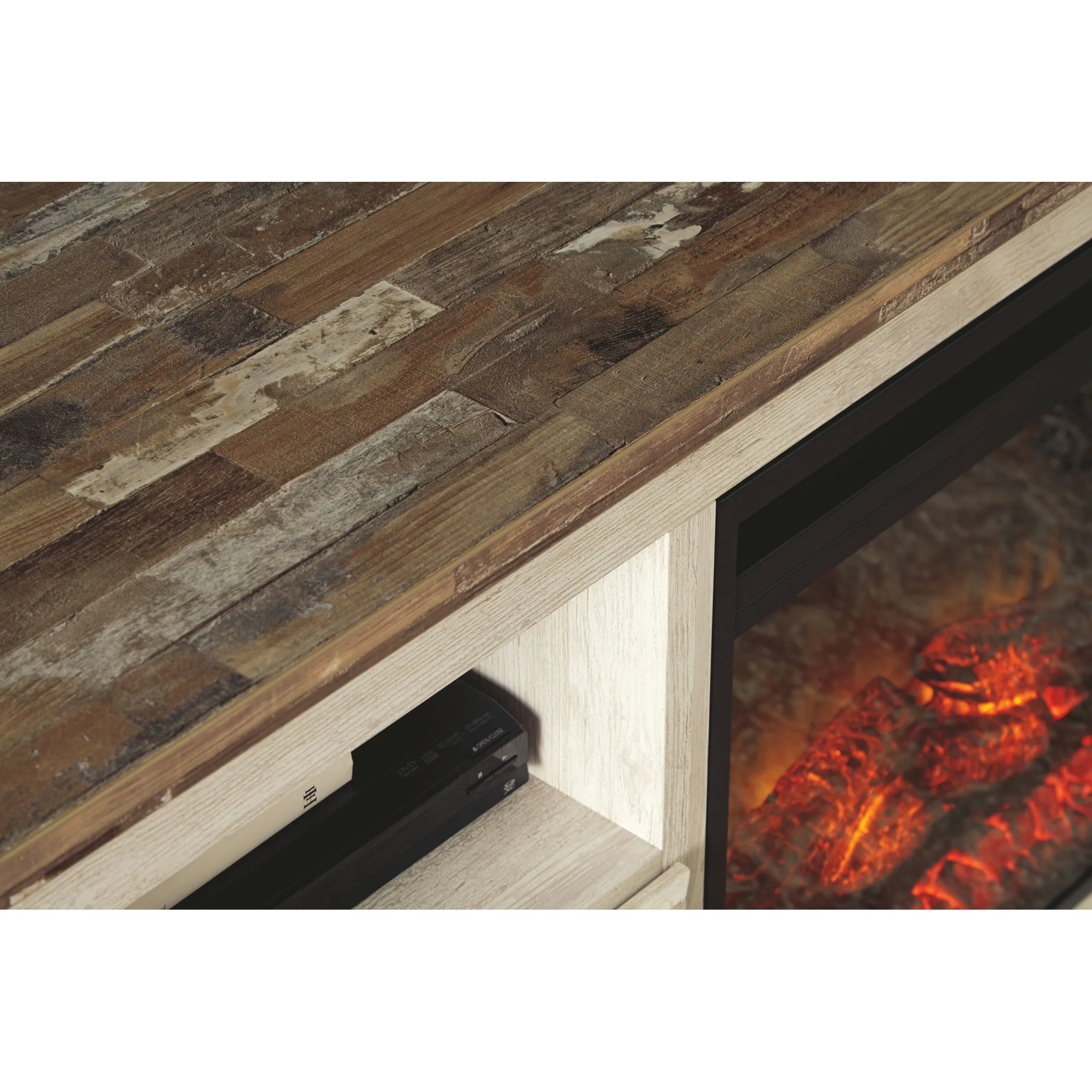 Willowton TV Stand with Fireplace - Image 3