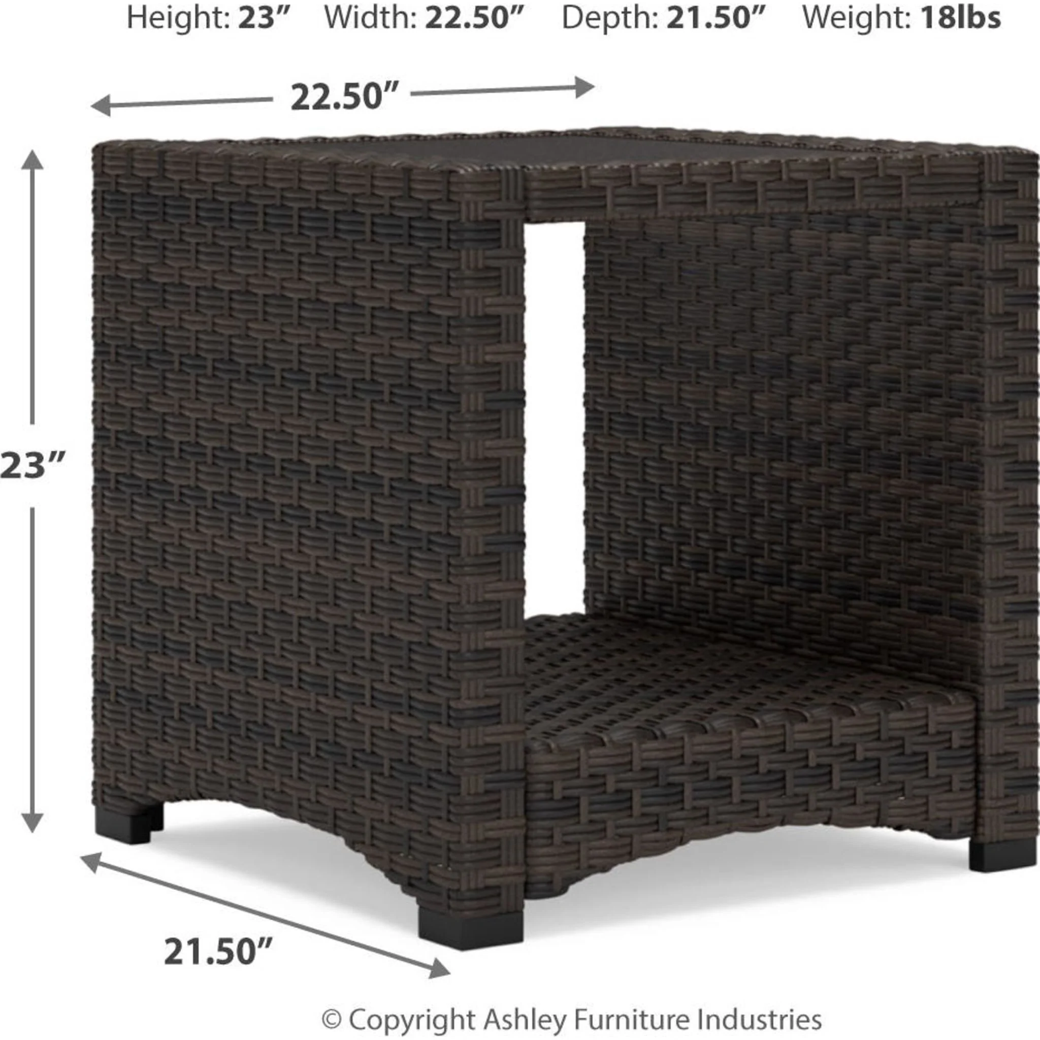 Windglow Outdoor End Table - Image 5