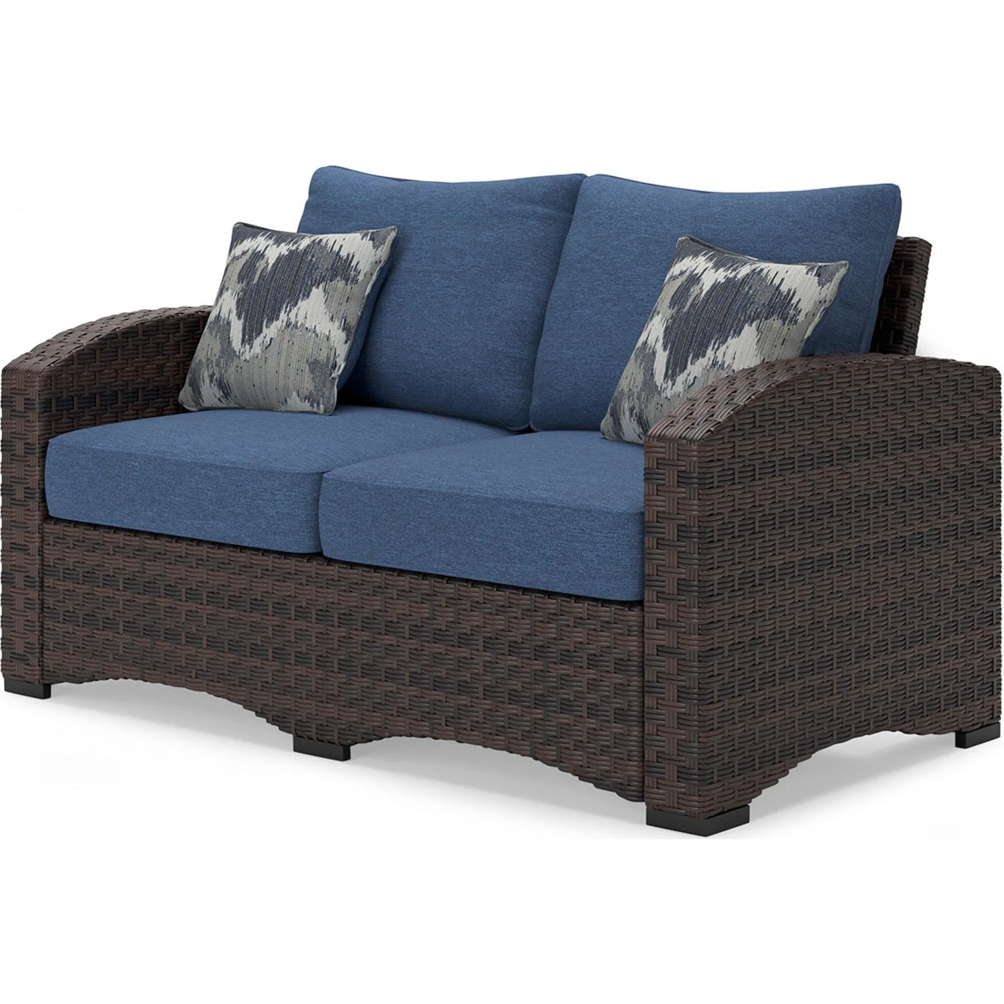 Windglow Outdoor Loveseat with Cushion - Image 4