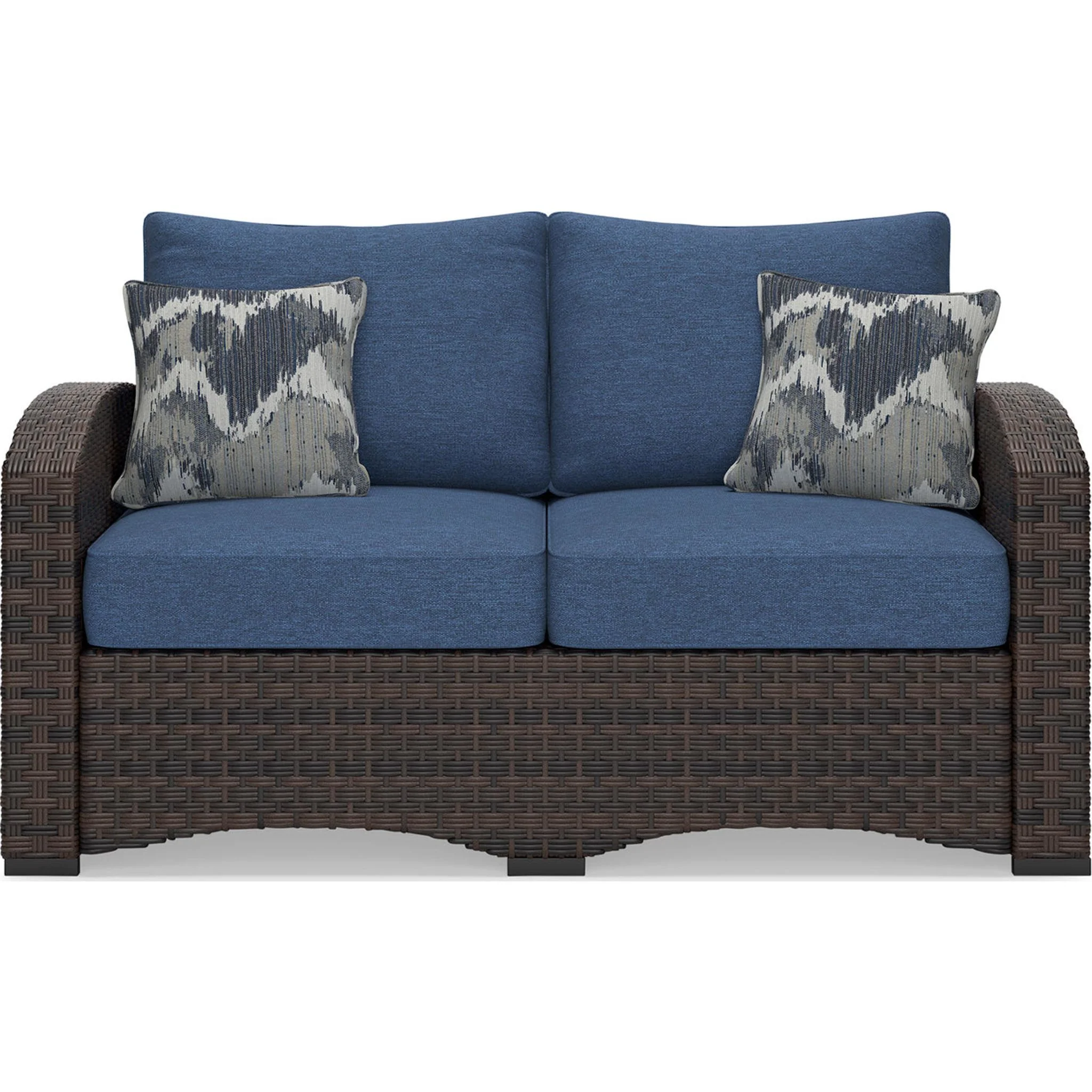 Windglow Outdoor Loveseat with Cushion - Image 6