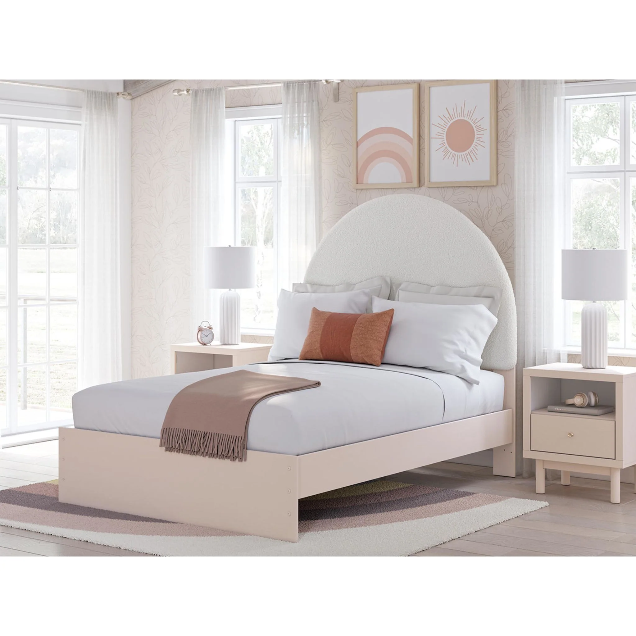 Wistenpine 5 Piece Full Platform Bedroom - Image 21