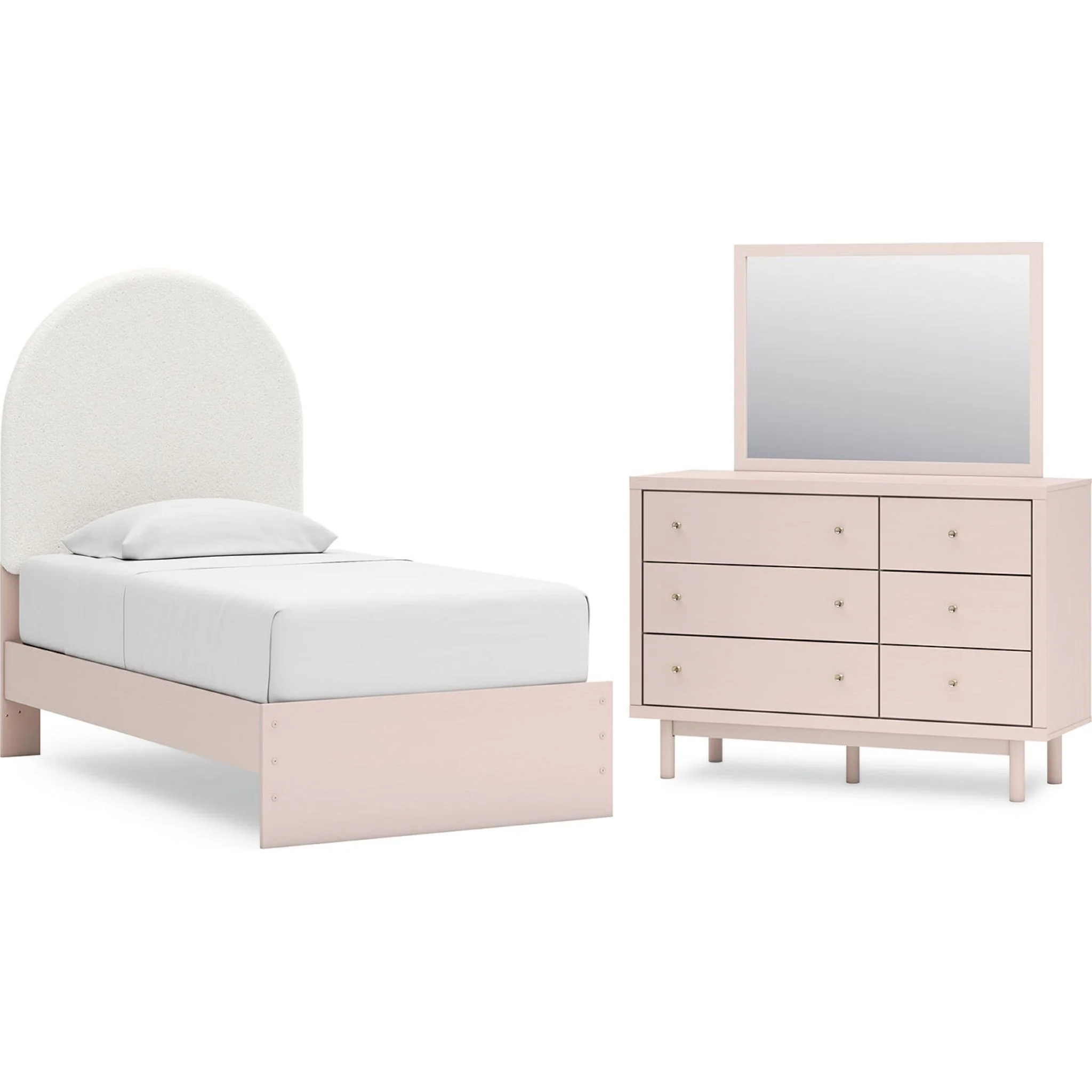 Wistenpine 5 Piece Twin Platform Bedroom - Image 14