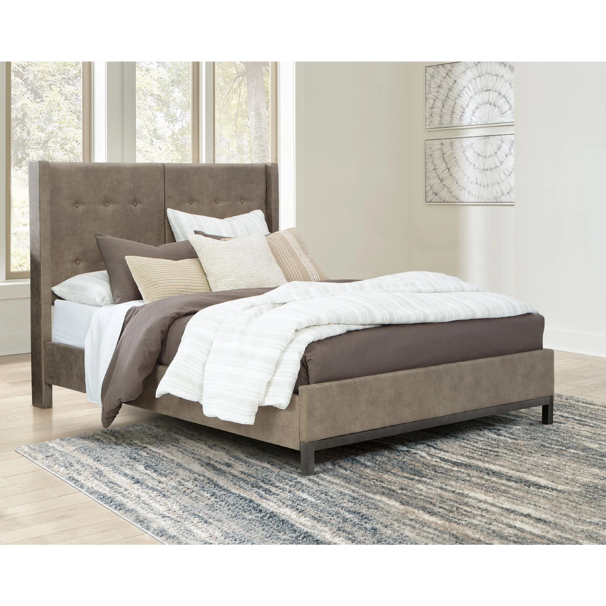 Wittland 5 Piece Upholstered Bedroom - Image 7