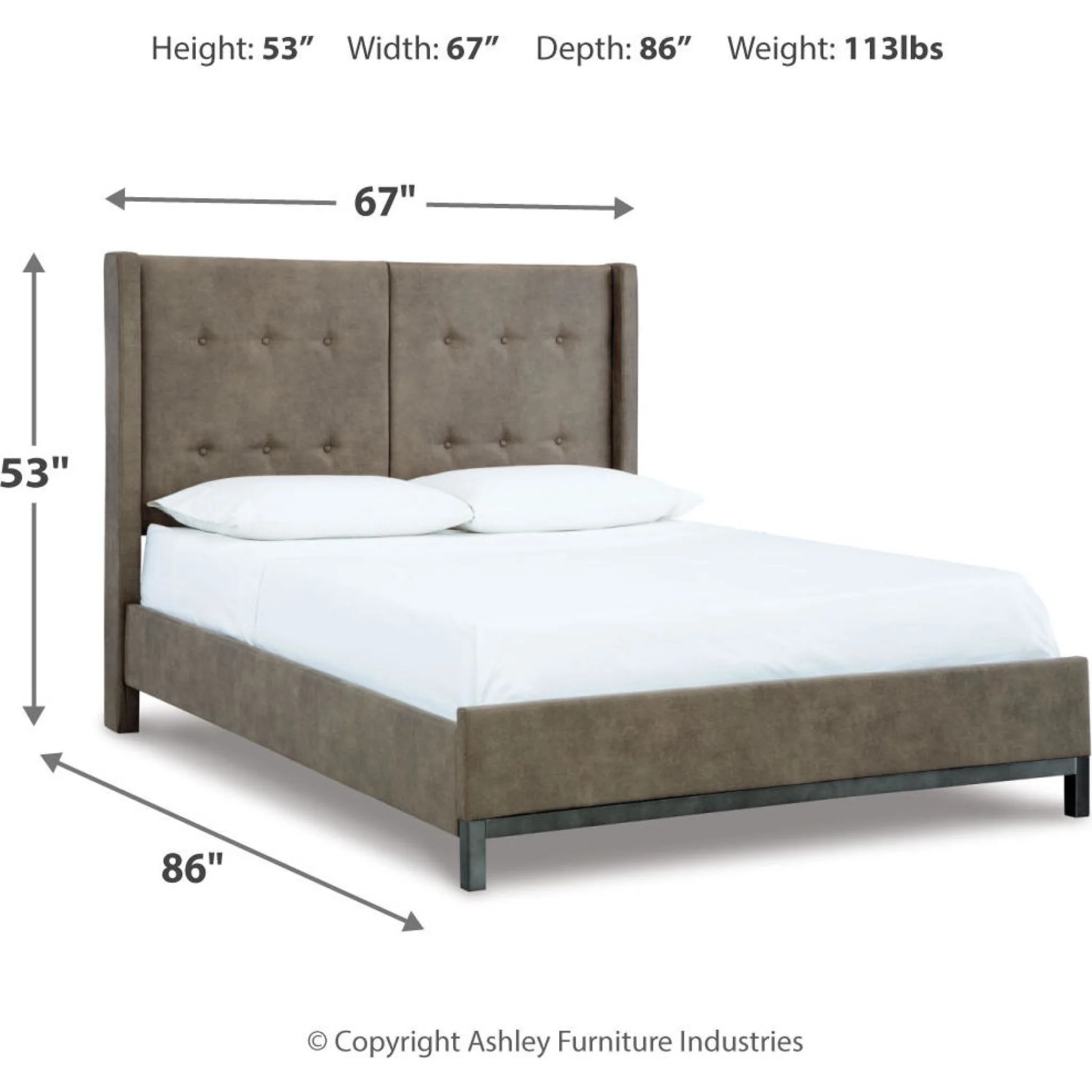 Wittland Upholstered Bed - Image 20