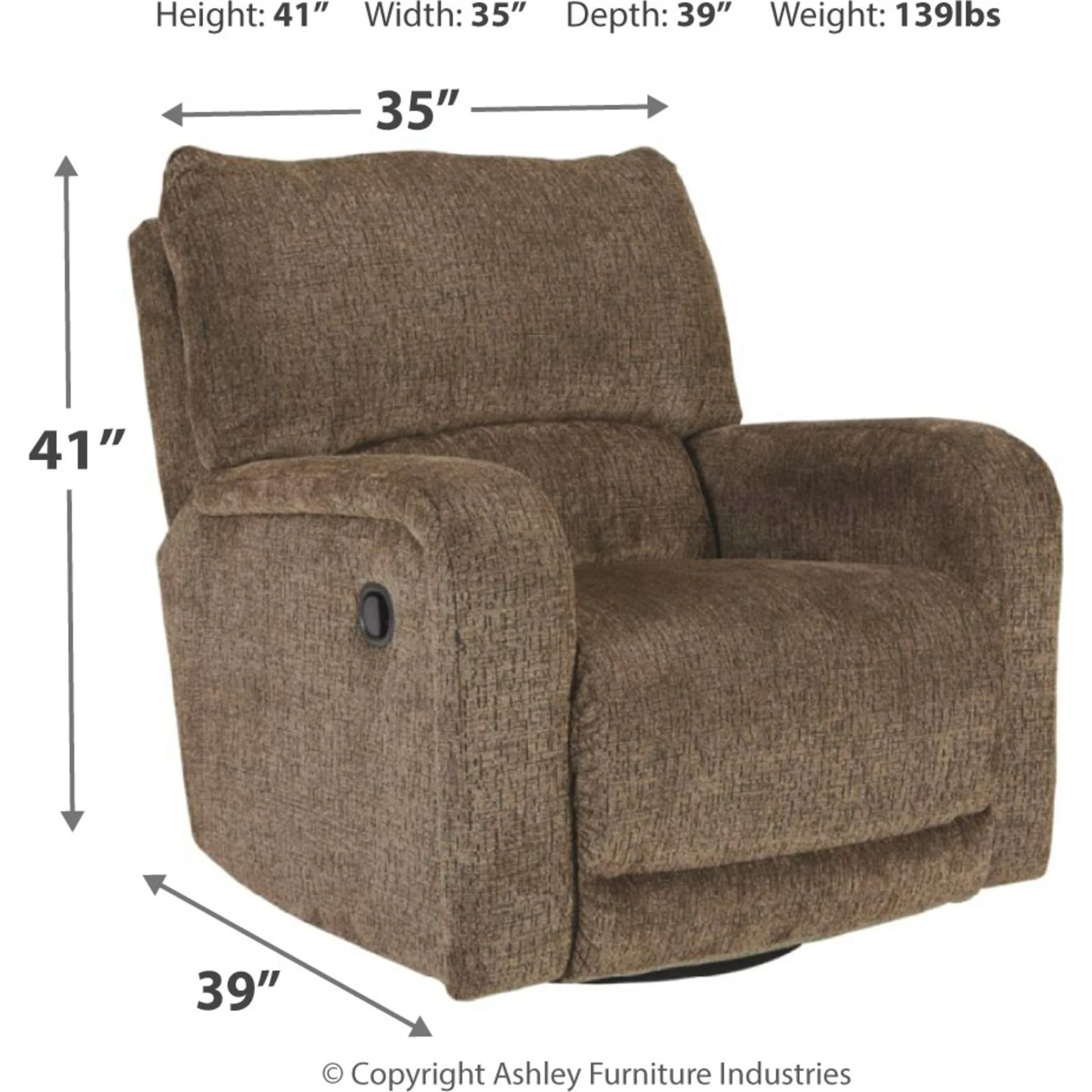 Wittlich Swivel Glider Recliner - Image 4