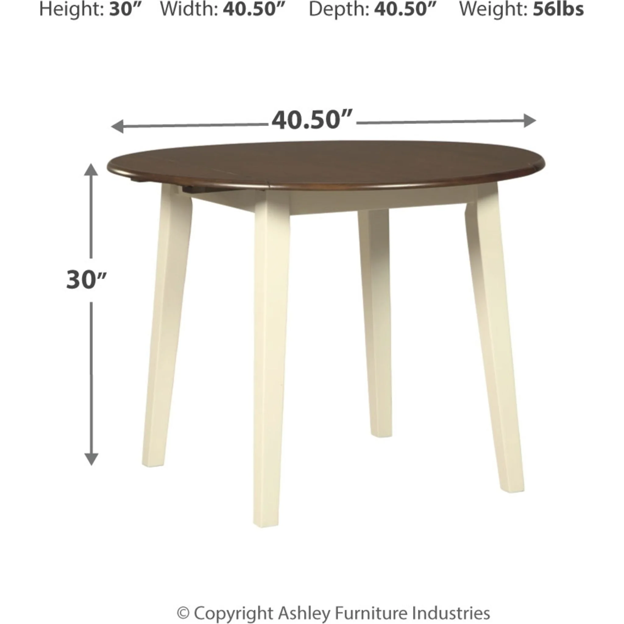 Woodanville Drop Leaf Table - Image 4