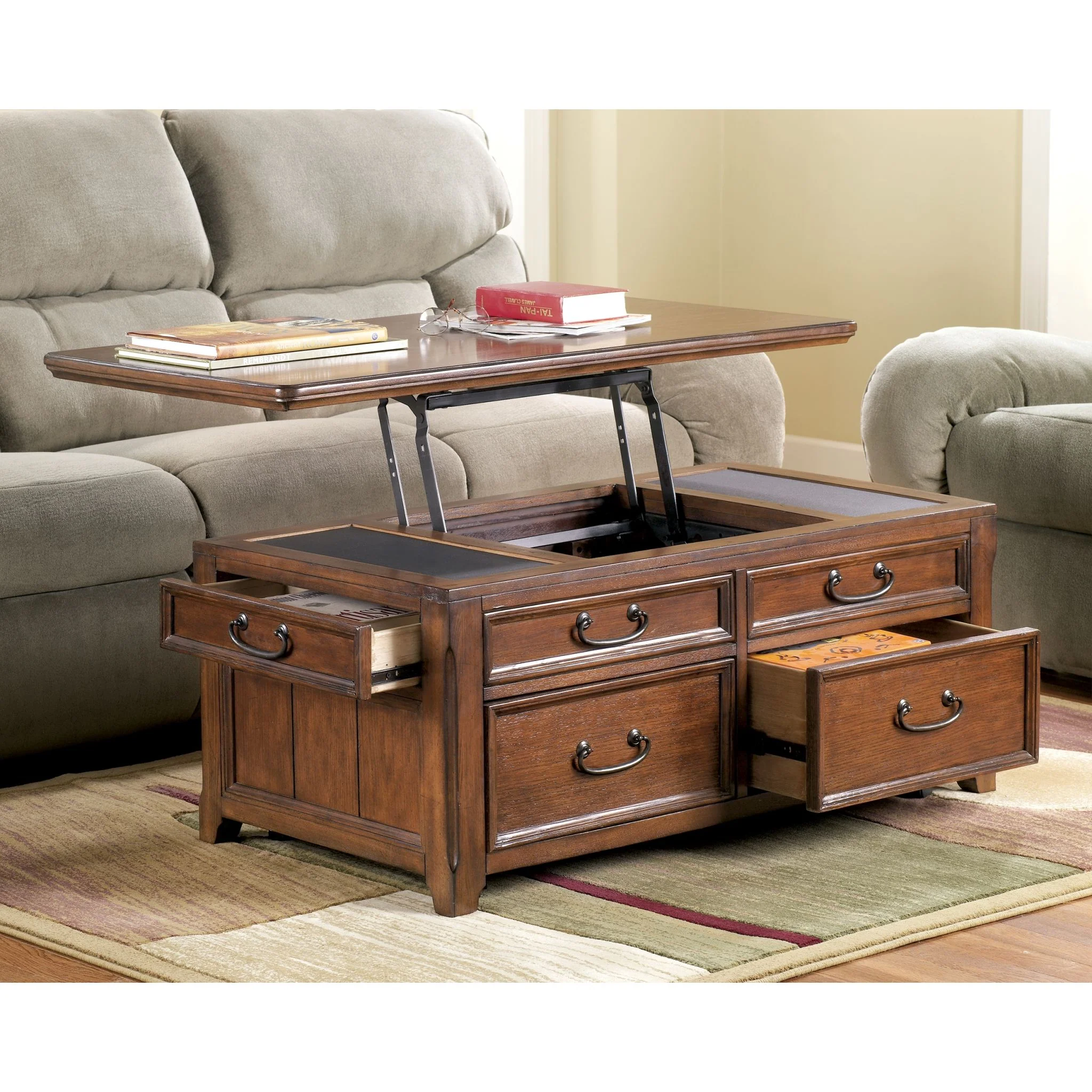Woodboro Cocktail Table with Lift Top - Image 3