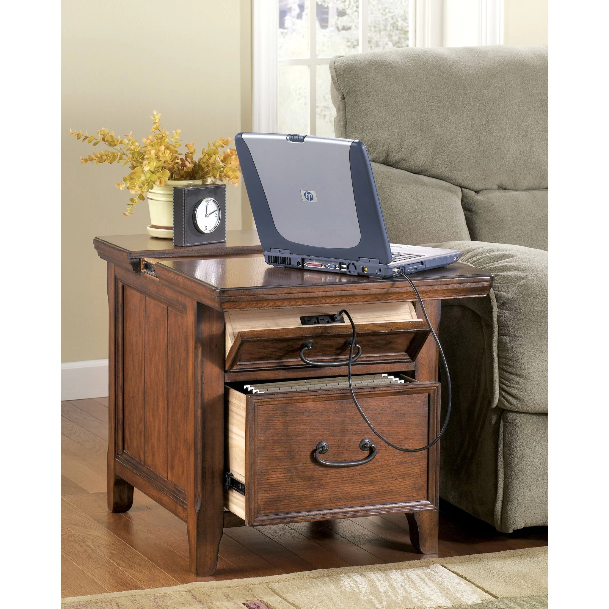 Woodboro End Table with Storage - Image 5